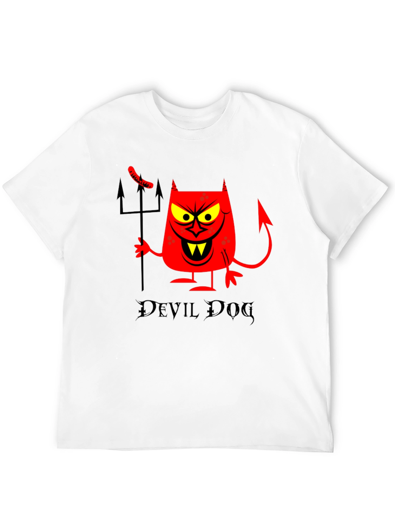 Devil Dog T-Shirt - Funny Cartoon Graphic Tee