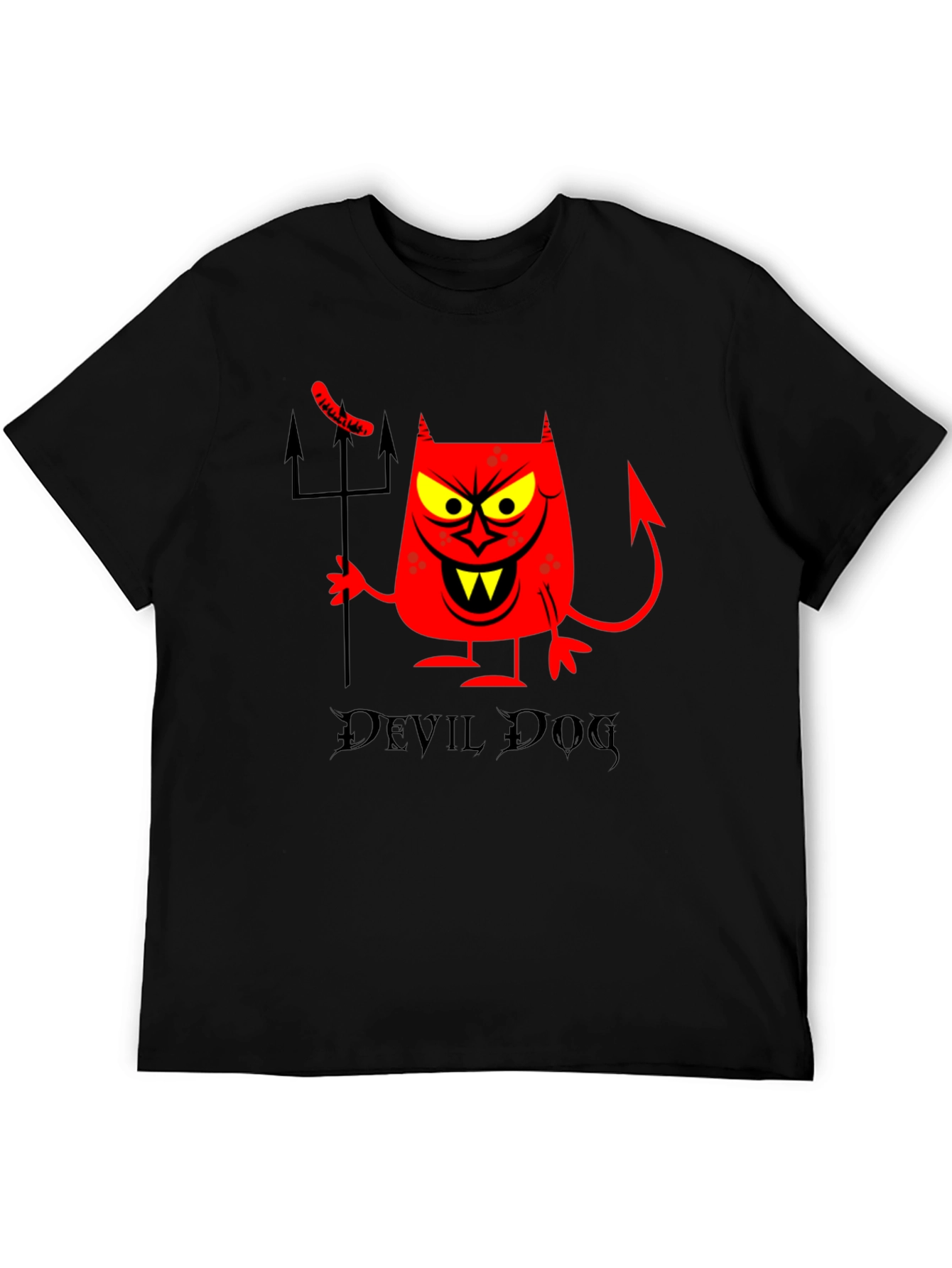 Devil Dog T-Shirt - Funny Cartoon Graphic Tee