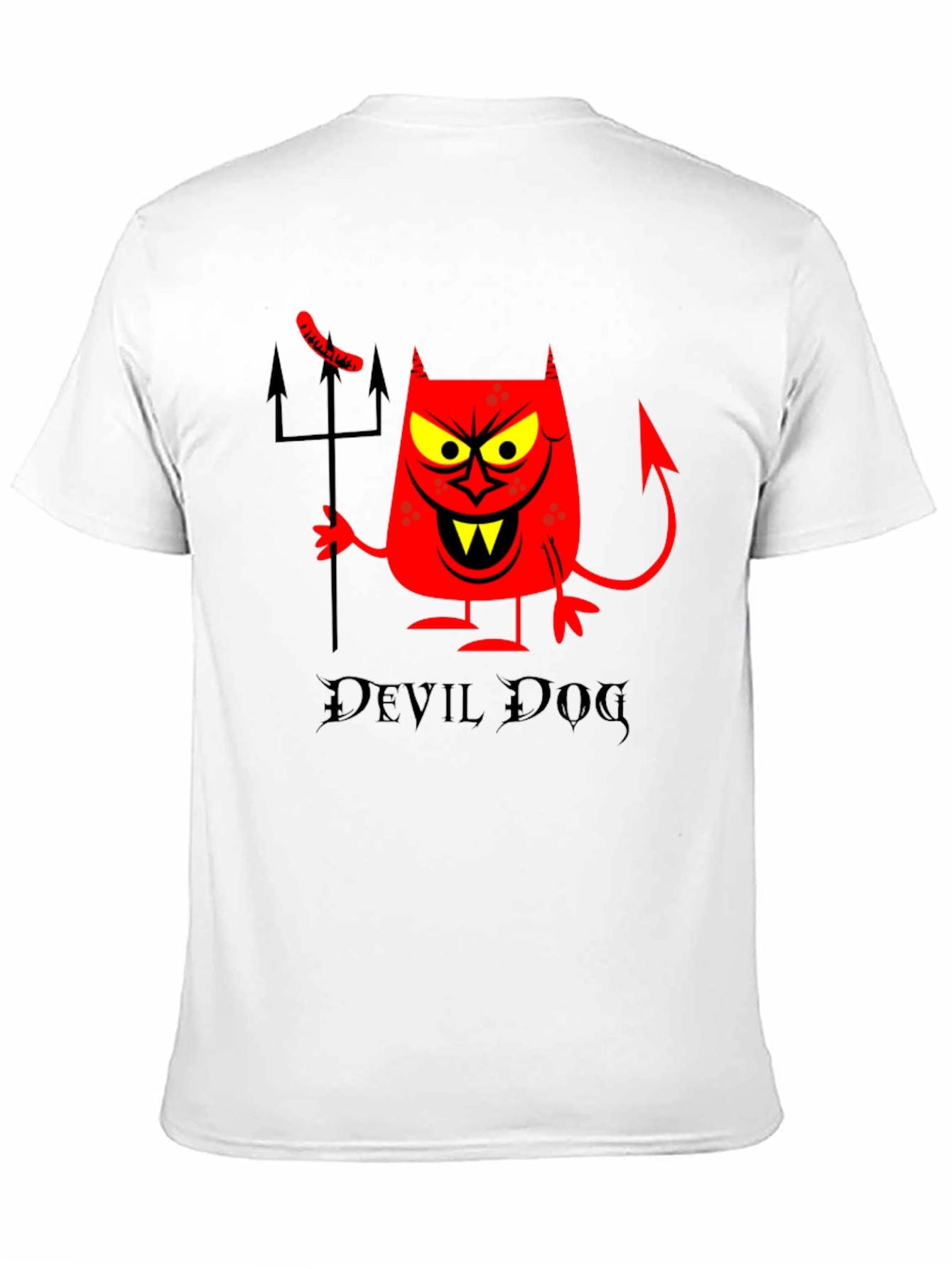 Devil Dog T-Shirt - Funny Cartoon Graphic Tee