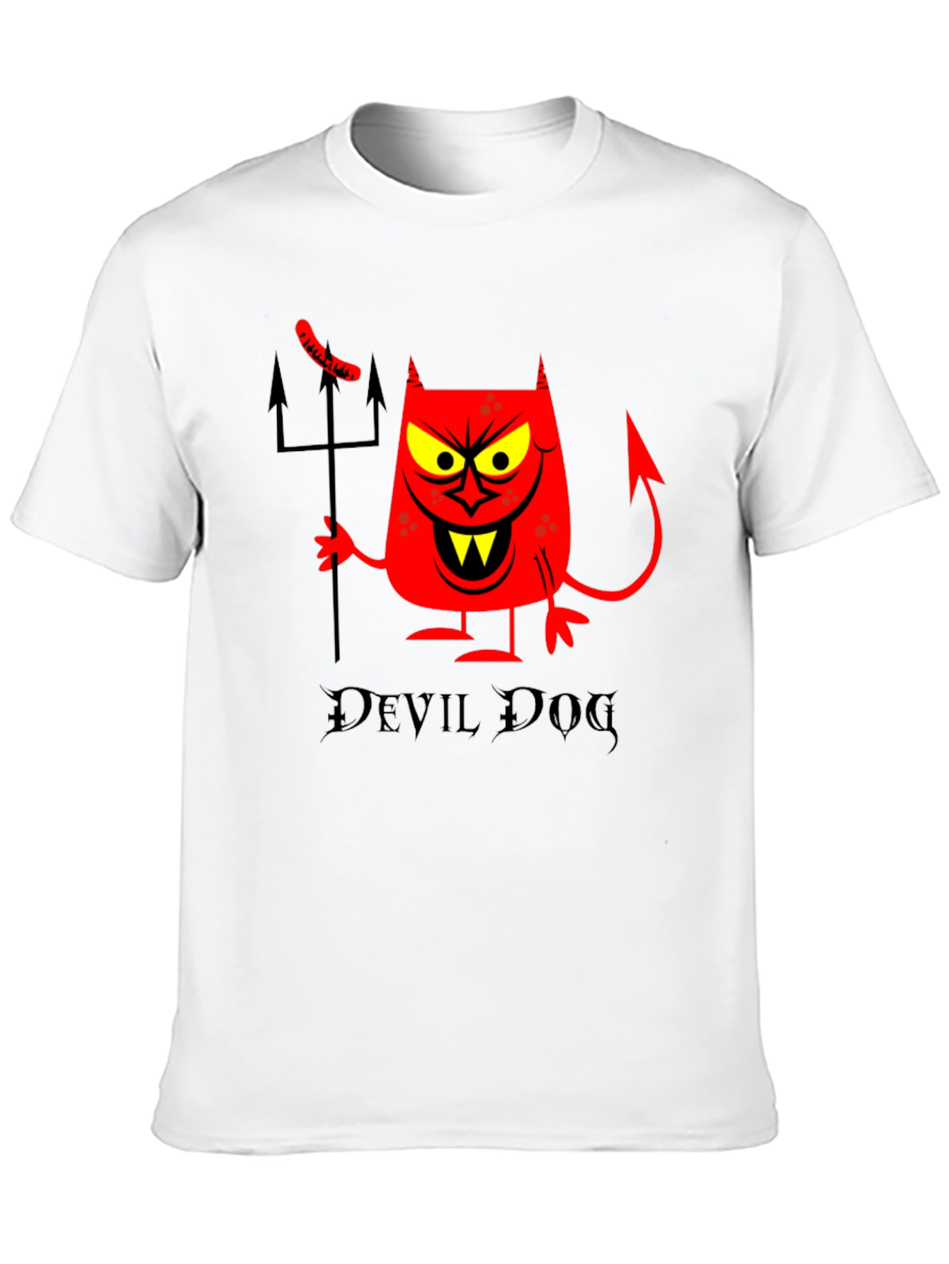 Devil Dog T-Shirt - Funny Cartoon Graphic Tee
