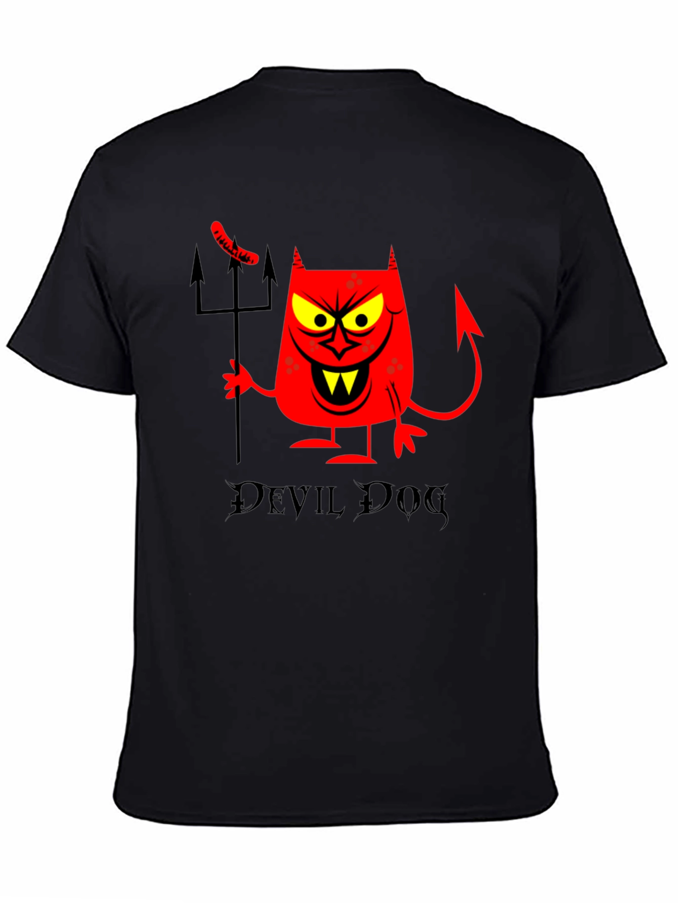 Devil Dog T-Shirt - Funny Cartoon Graphic Tee