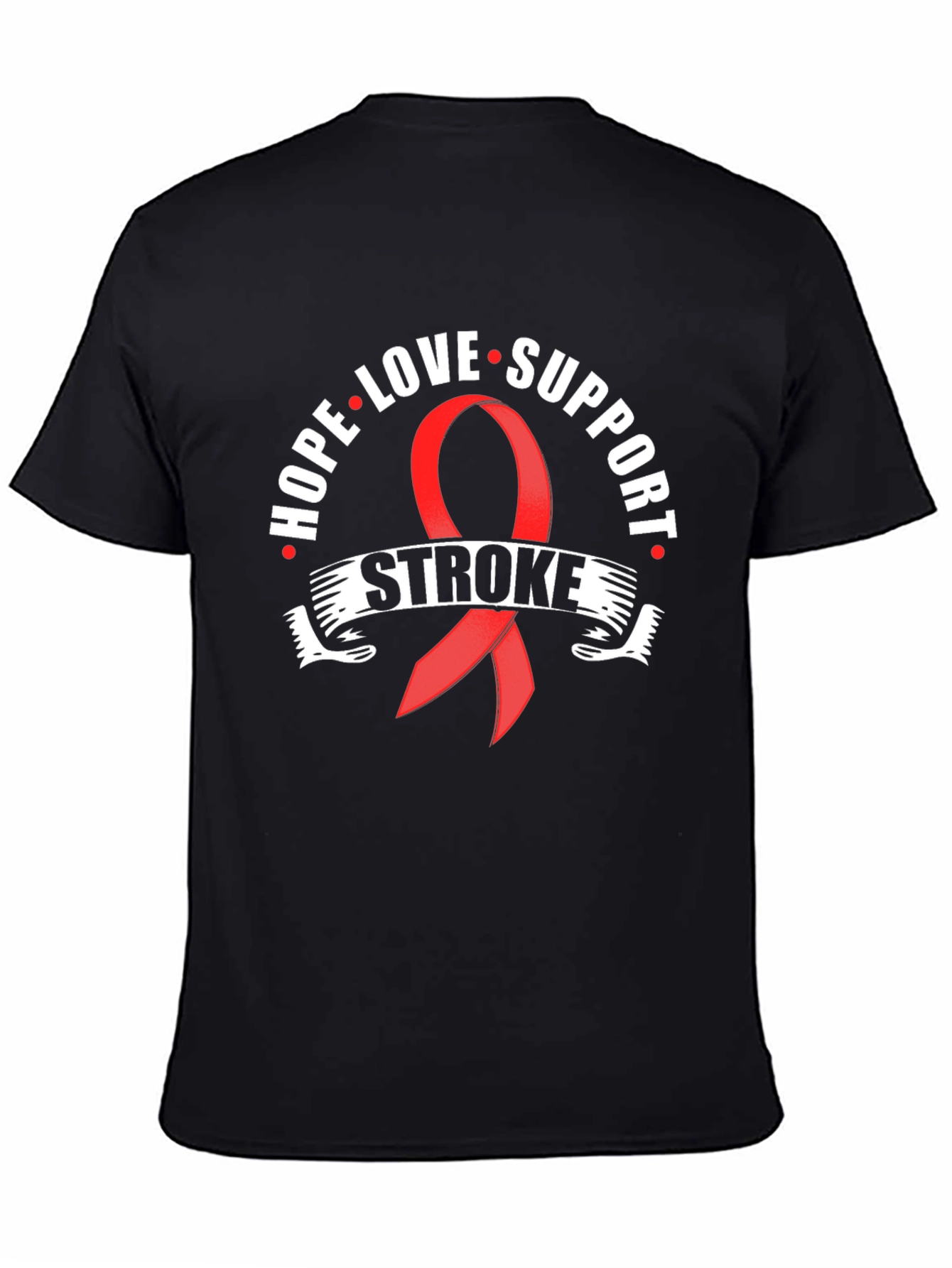 Stroke Awareness T-Shirt: Hope Love Support