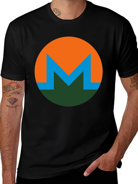 Monero Crypto Logo T-Shirt - Black