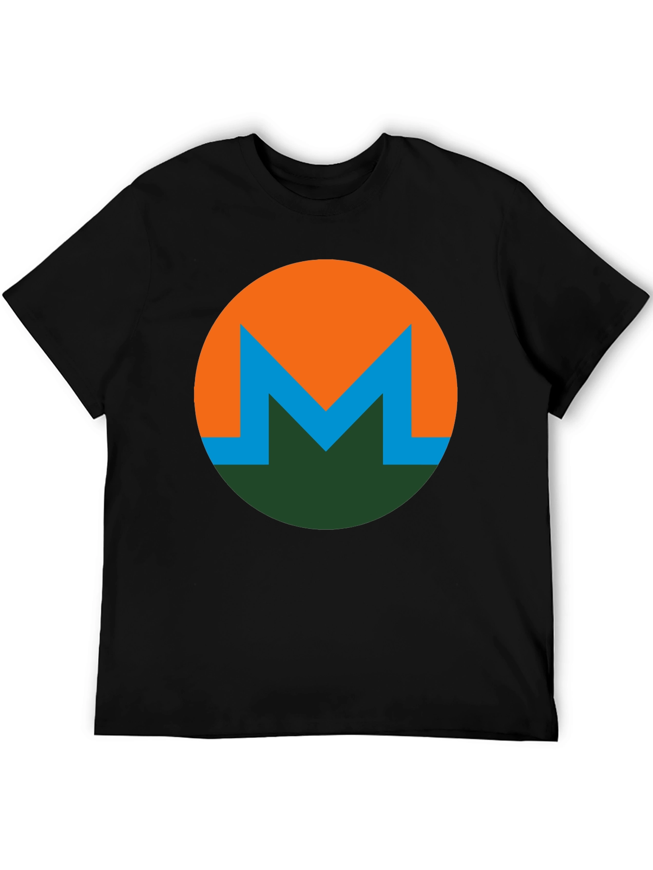 Monero Crypto Logo T-Shirt - Black