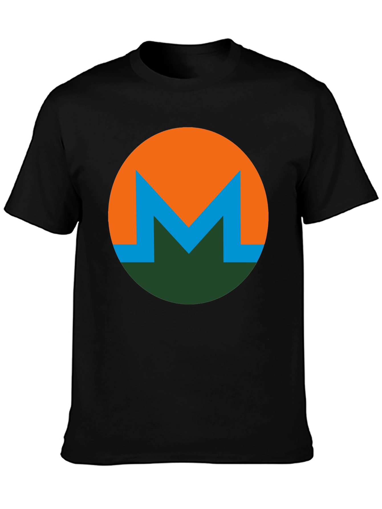 Monero Crypto Logo T-Shirt - Black