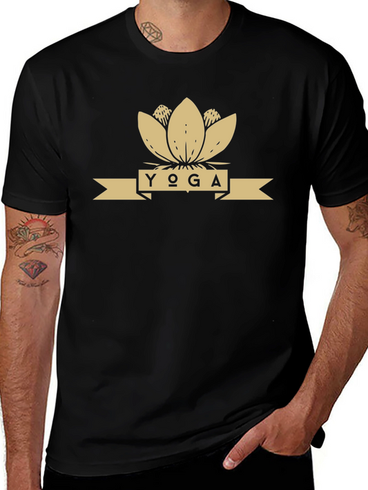 Yoga Lotus Flower Graphic Tee