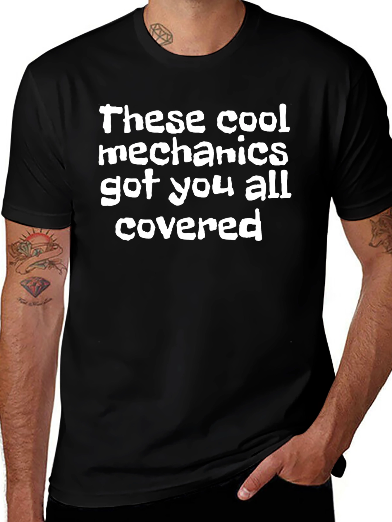 Cool Mechanics T-Shirt - Got You Covered