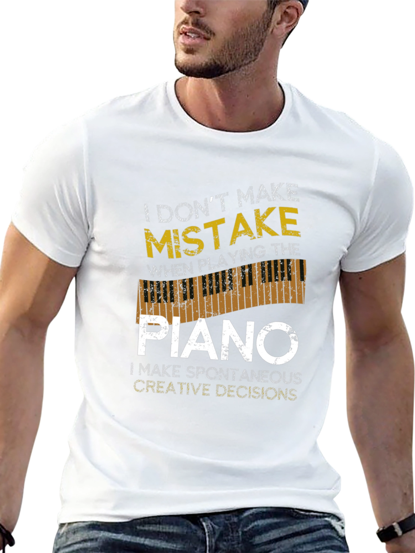 I Dont Make Mistakes Piano T-Shirt