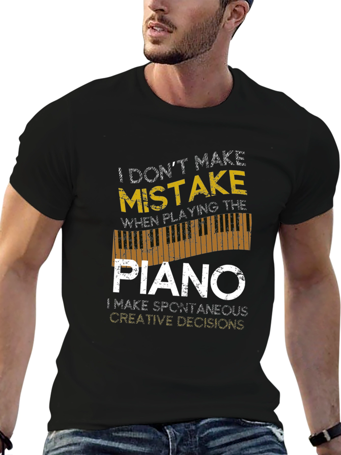 I Dont Make Mistakes Piano T-Shirt
