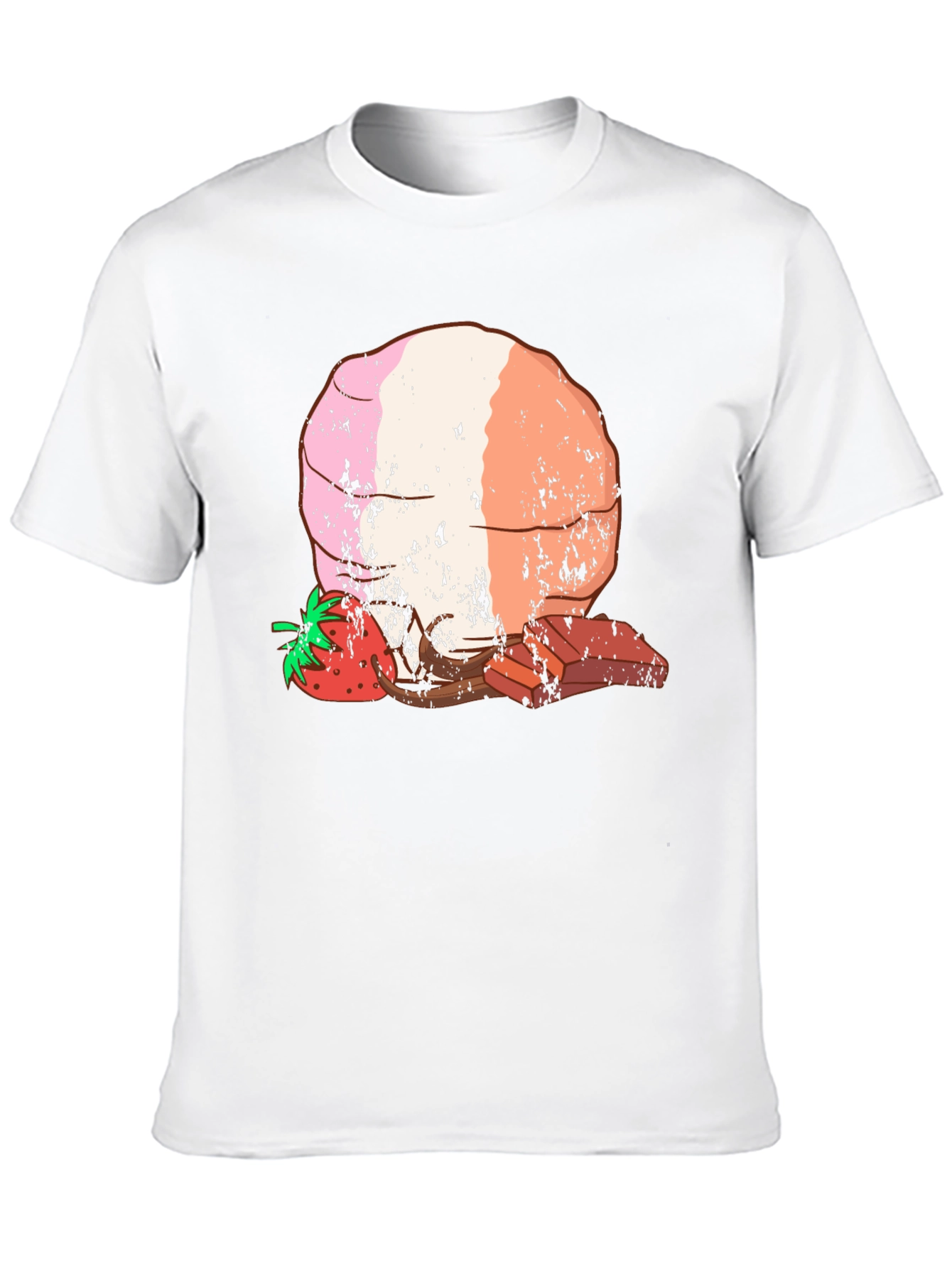 Strawberry Chocolate Dessert Graphic Tee