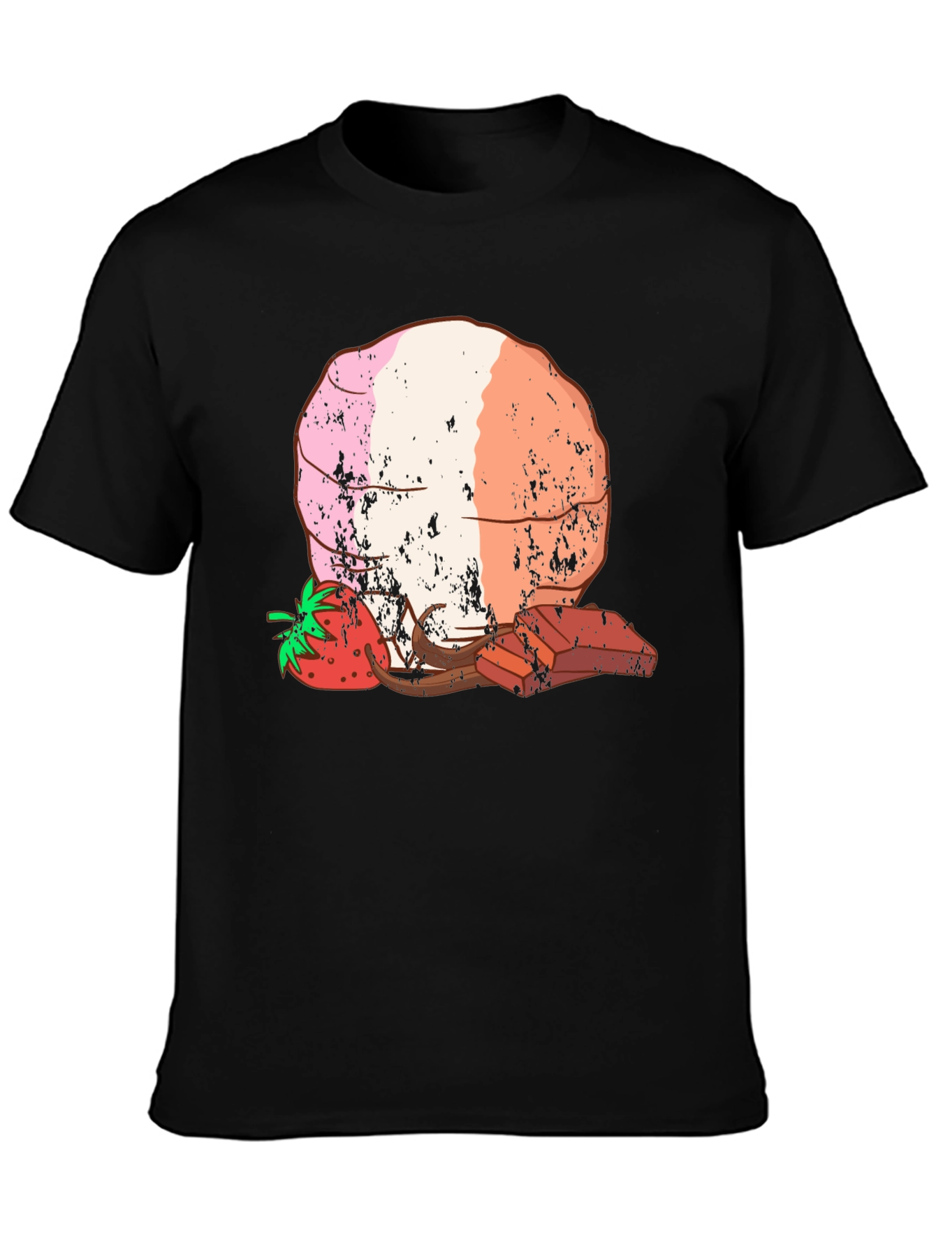 Strawberry Chocolate Dessert Graphic Tee