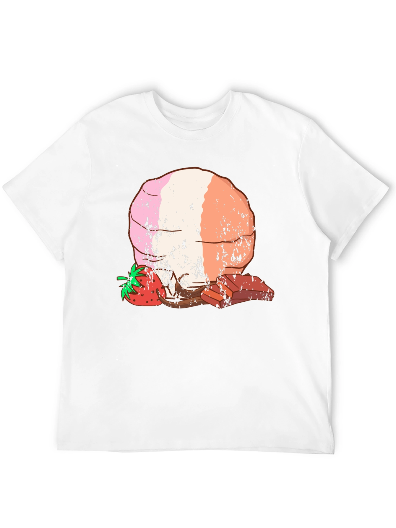 Strawberry Chocolate Dessert Graphic Tee