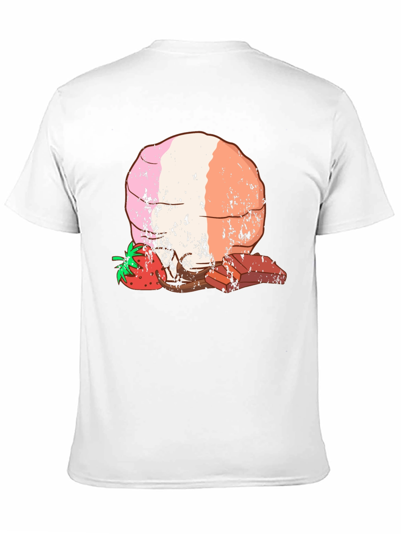 Strawberry Chocolate Dessert Graphic Tee