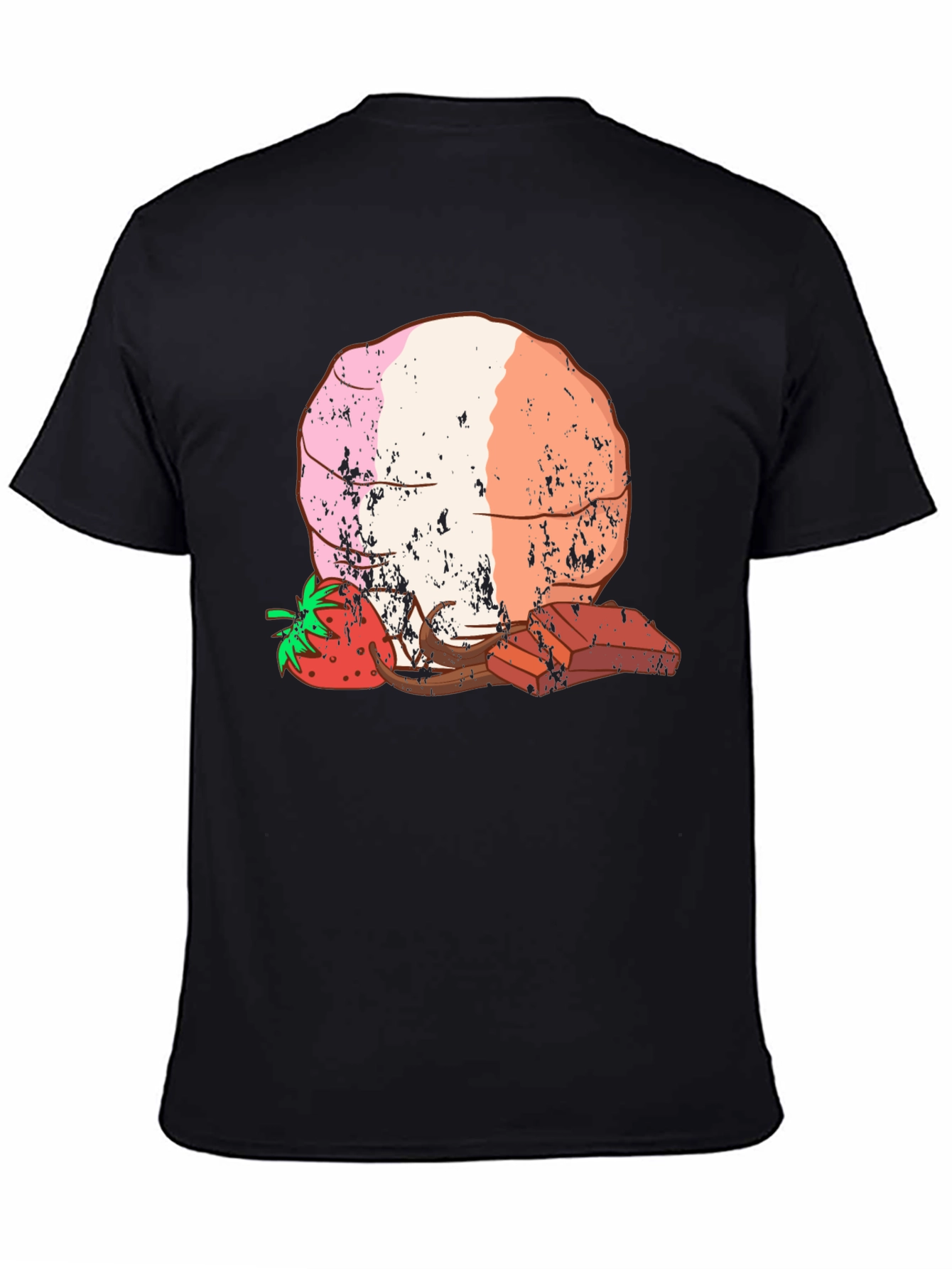 Strawberry Chocolate Dessert Graphic Tee
