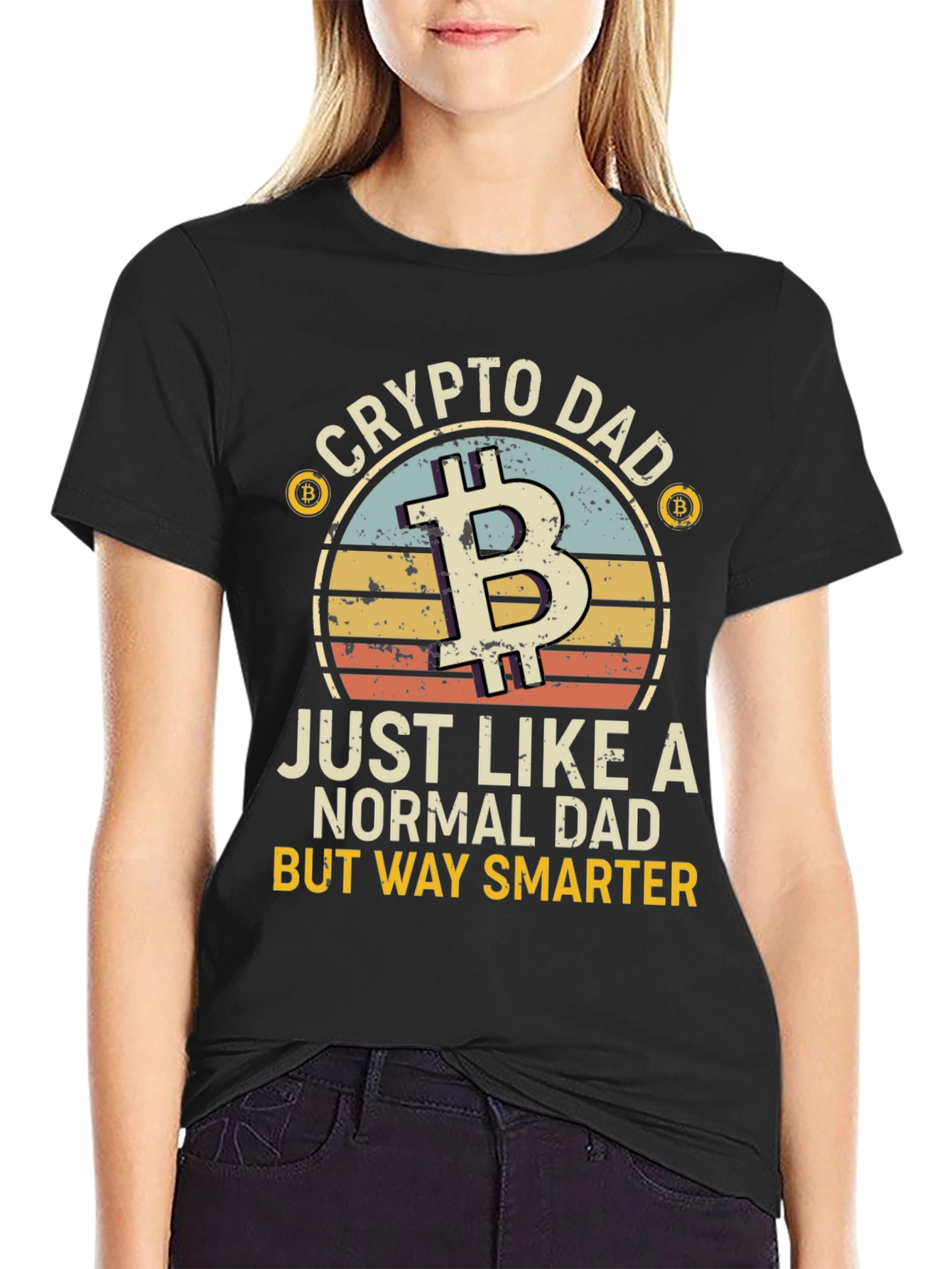 Crypto Dad T-Shirt - Bitcoin Lover