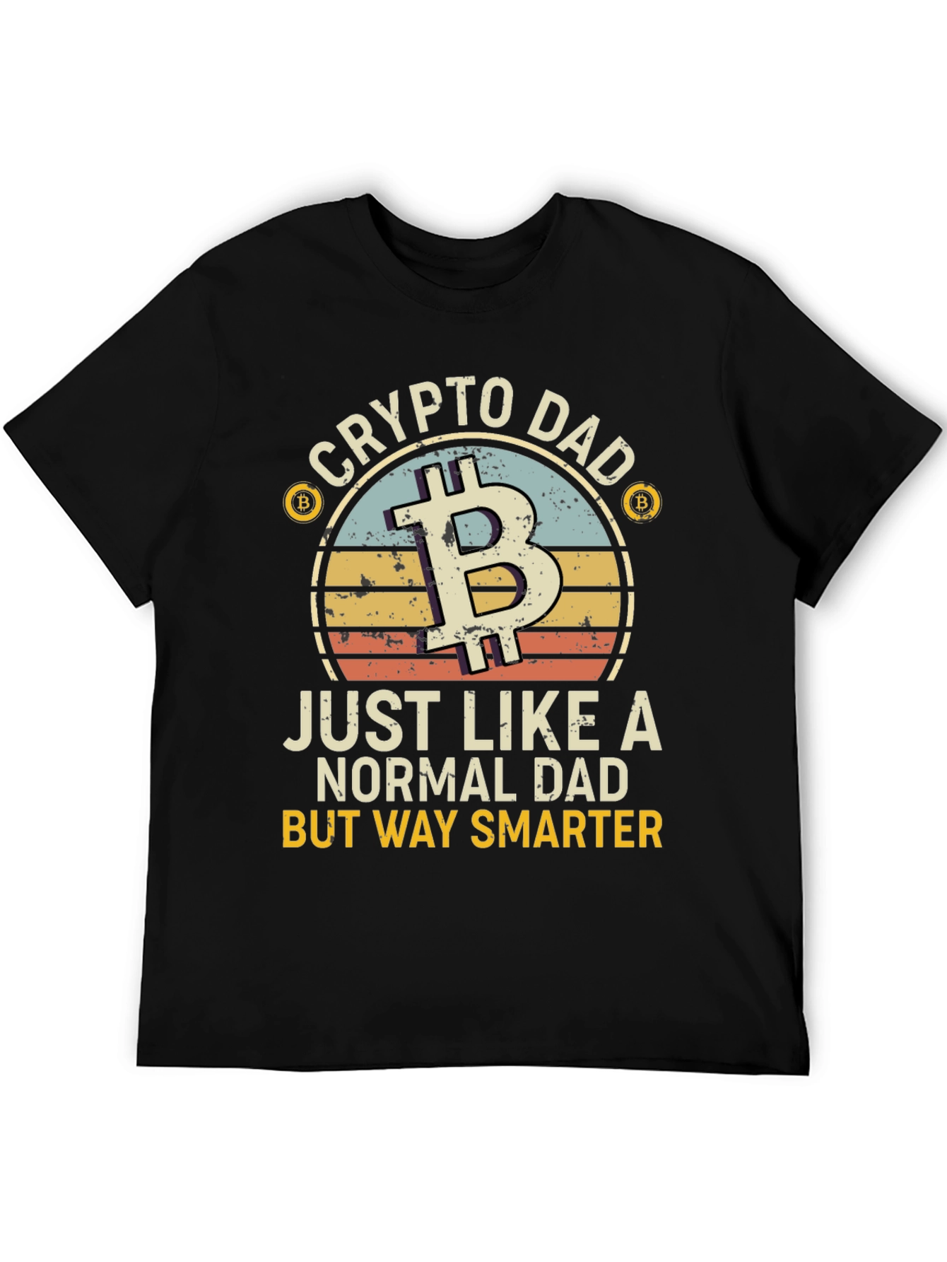 Crypto Dad T-Shirt - Bitcoin Lover