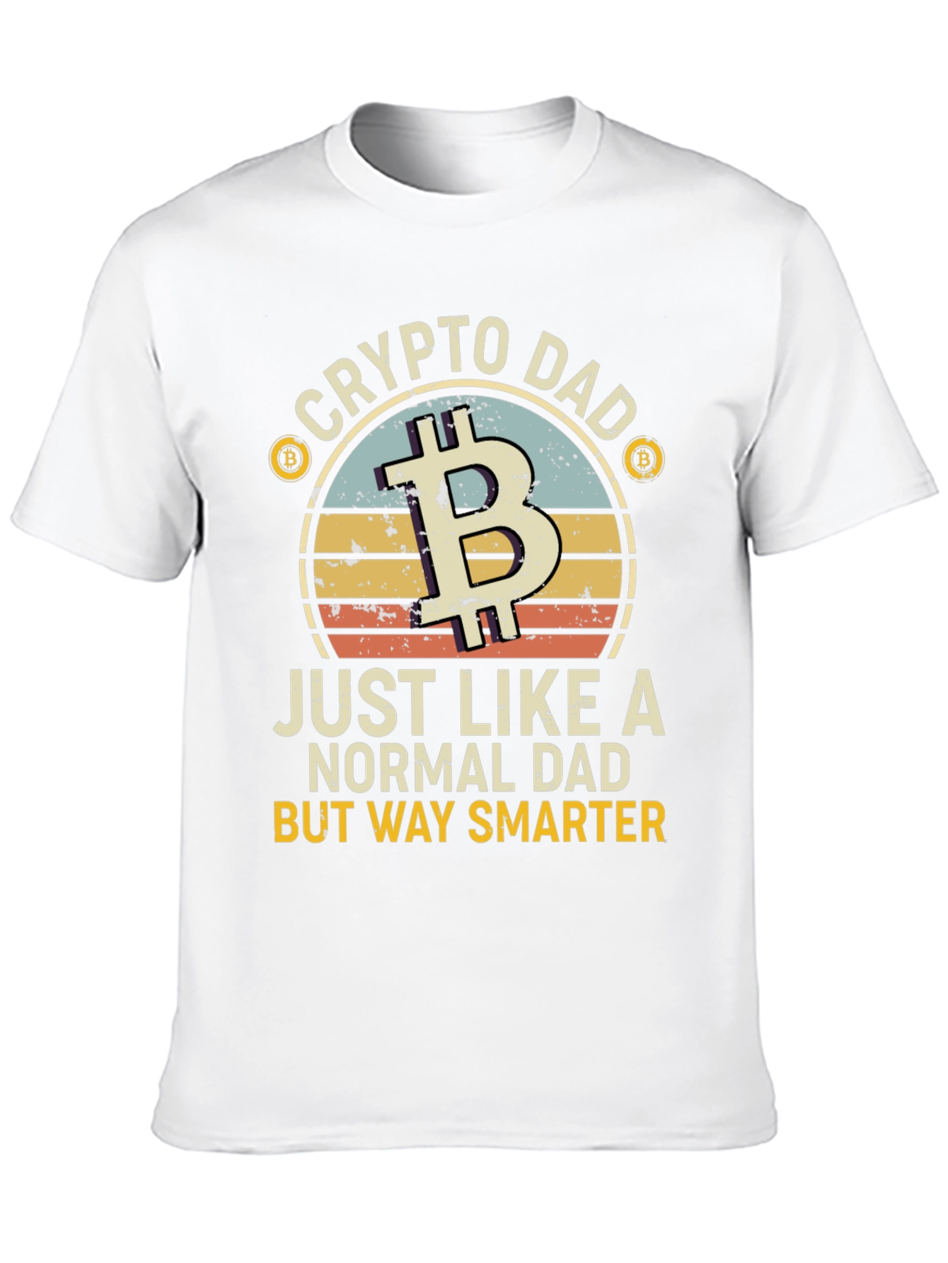 Crypto Dad T-Shirt - Bitcoin Lover