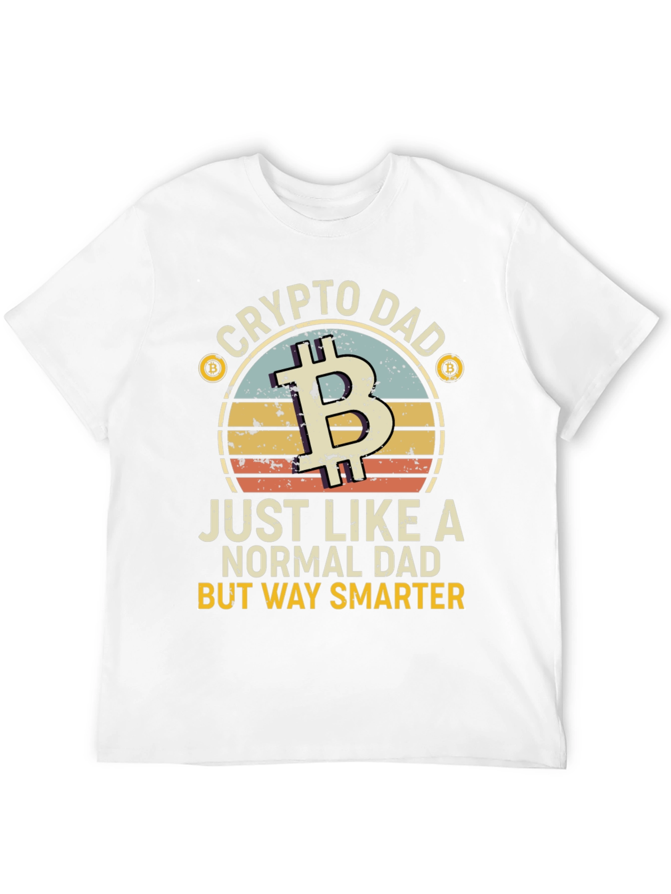 Crypto Dad T-Shirt - Bitcoin Lover