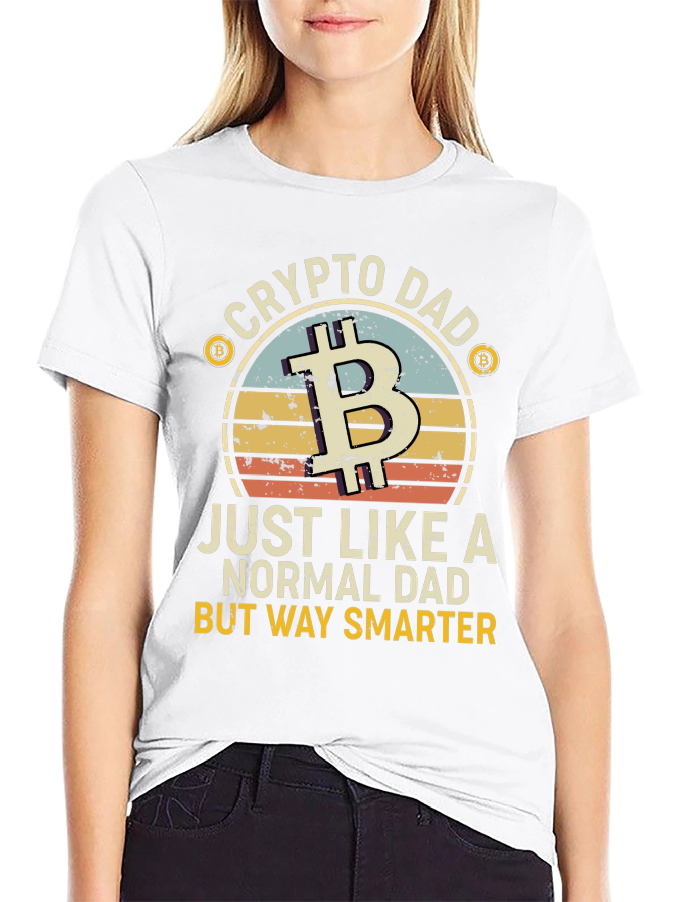 Crypto Dad T-Shirt - Bitcoin Lover