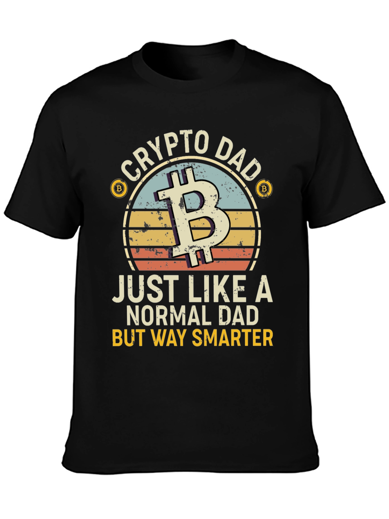 Crypto Dad T-Shirt - Bitcoin Lover