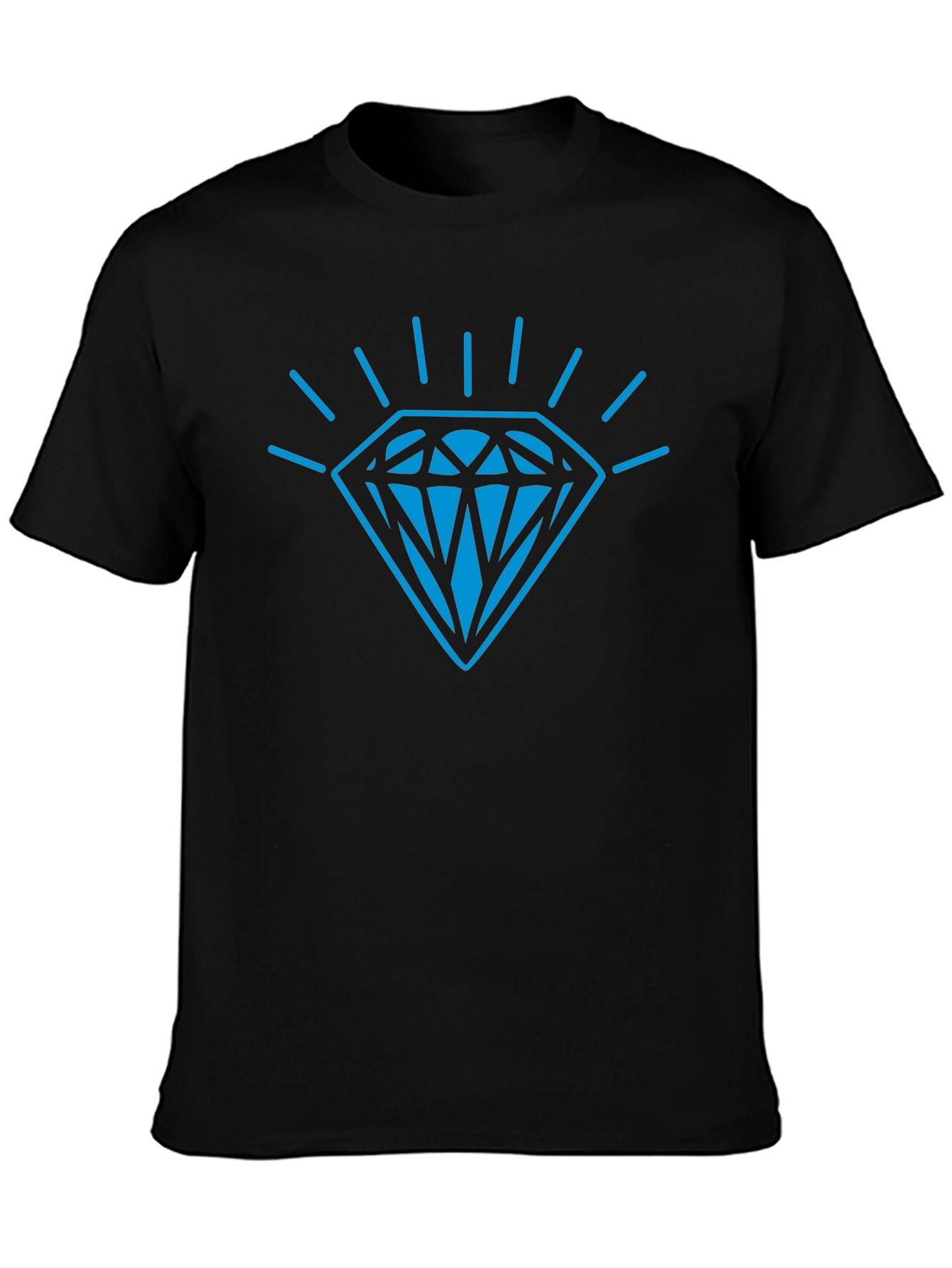 Diamond Graphic Black T-Shirt