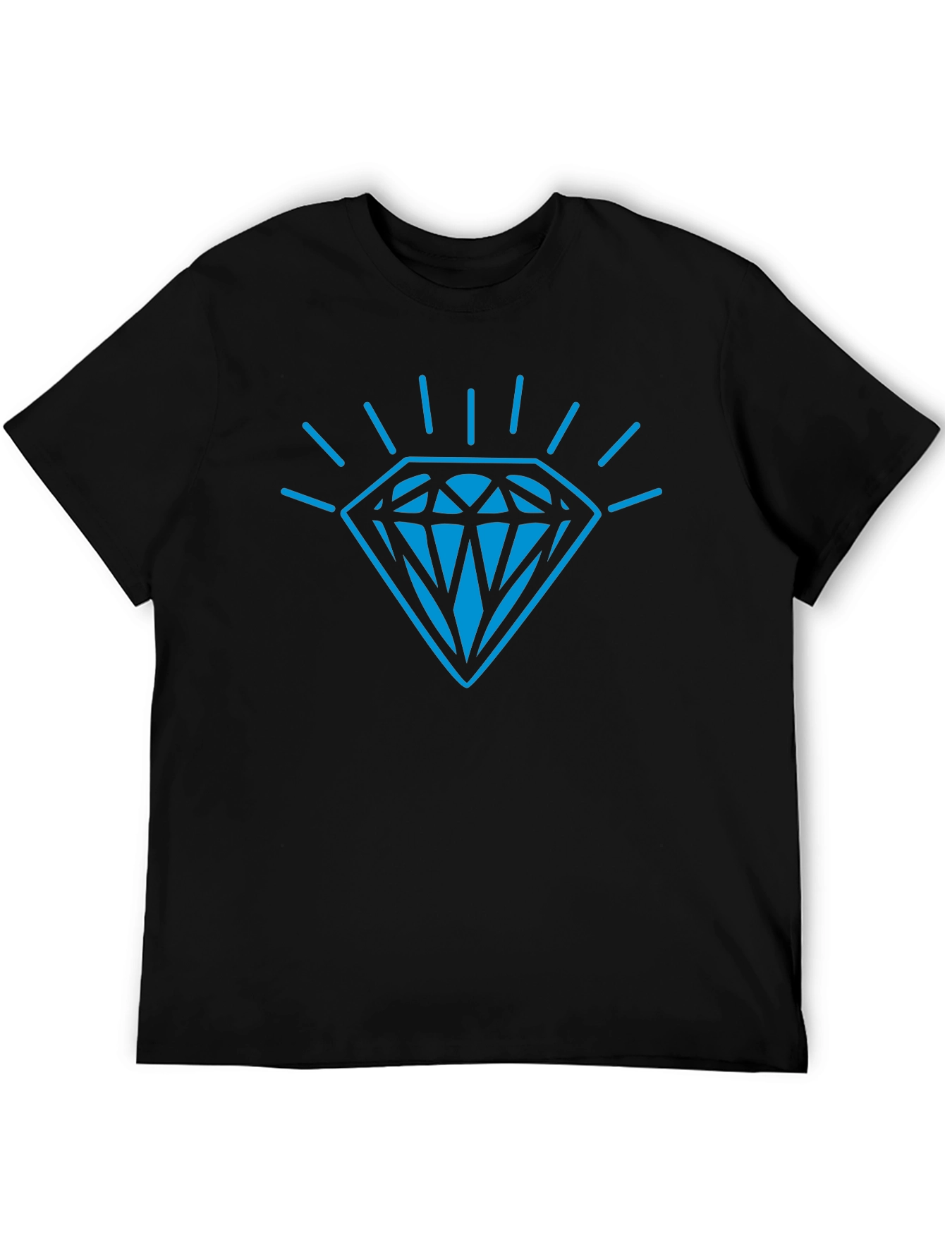Diamond Graphic Black T-Shirt