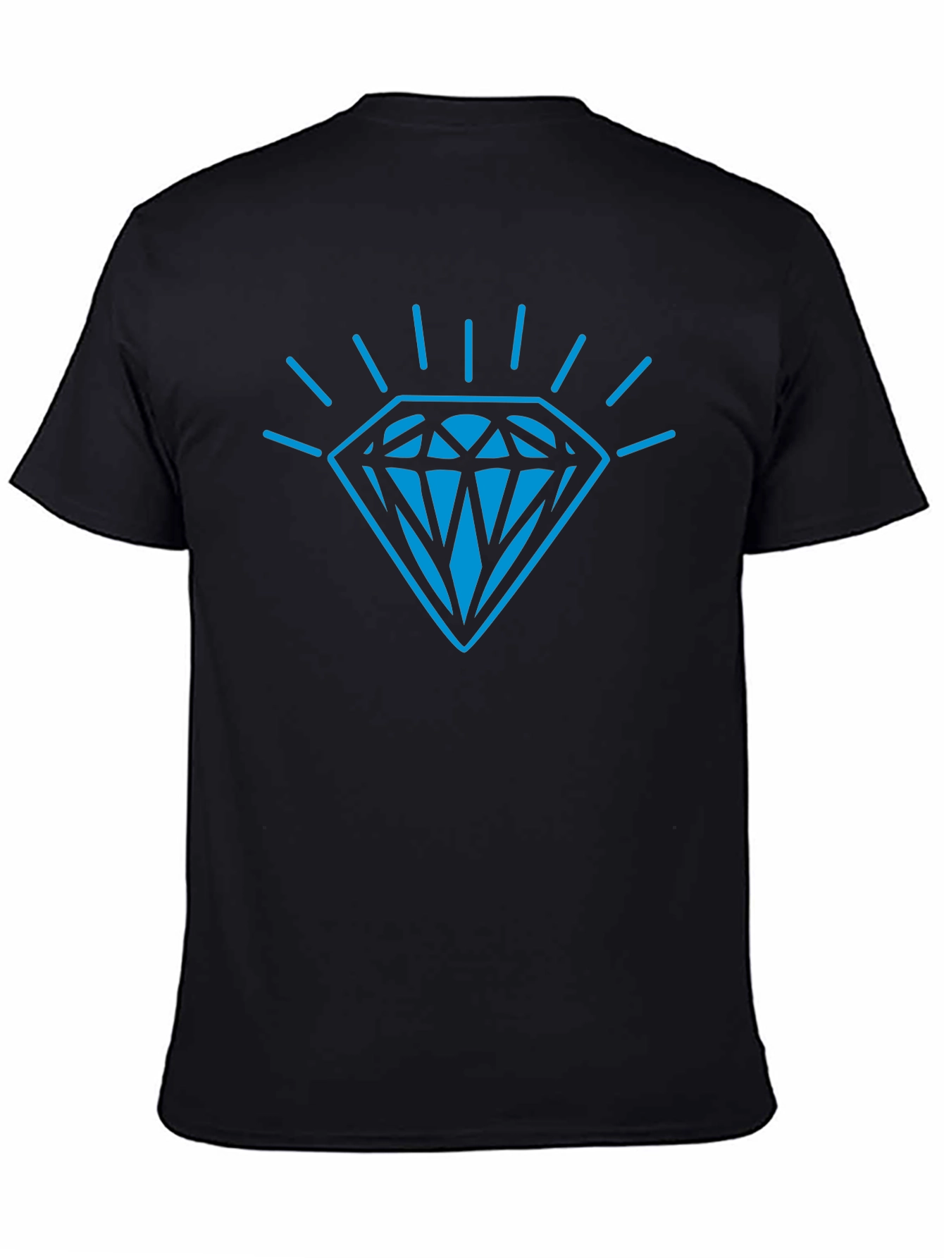 Diamond Graphic Black T-Shirt