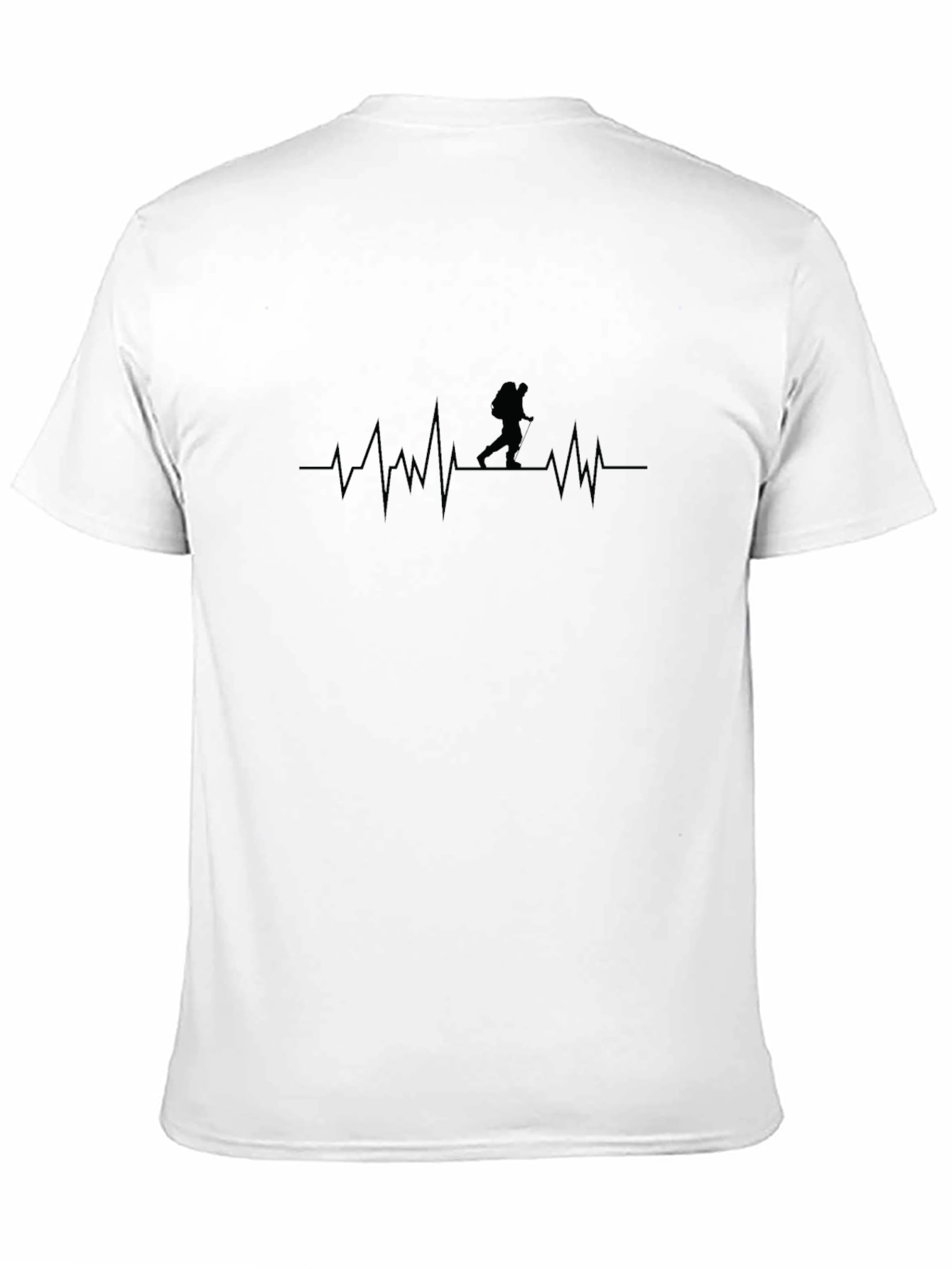 Hiking Heartbeat Graphic Tee - Adventure T-Shirt