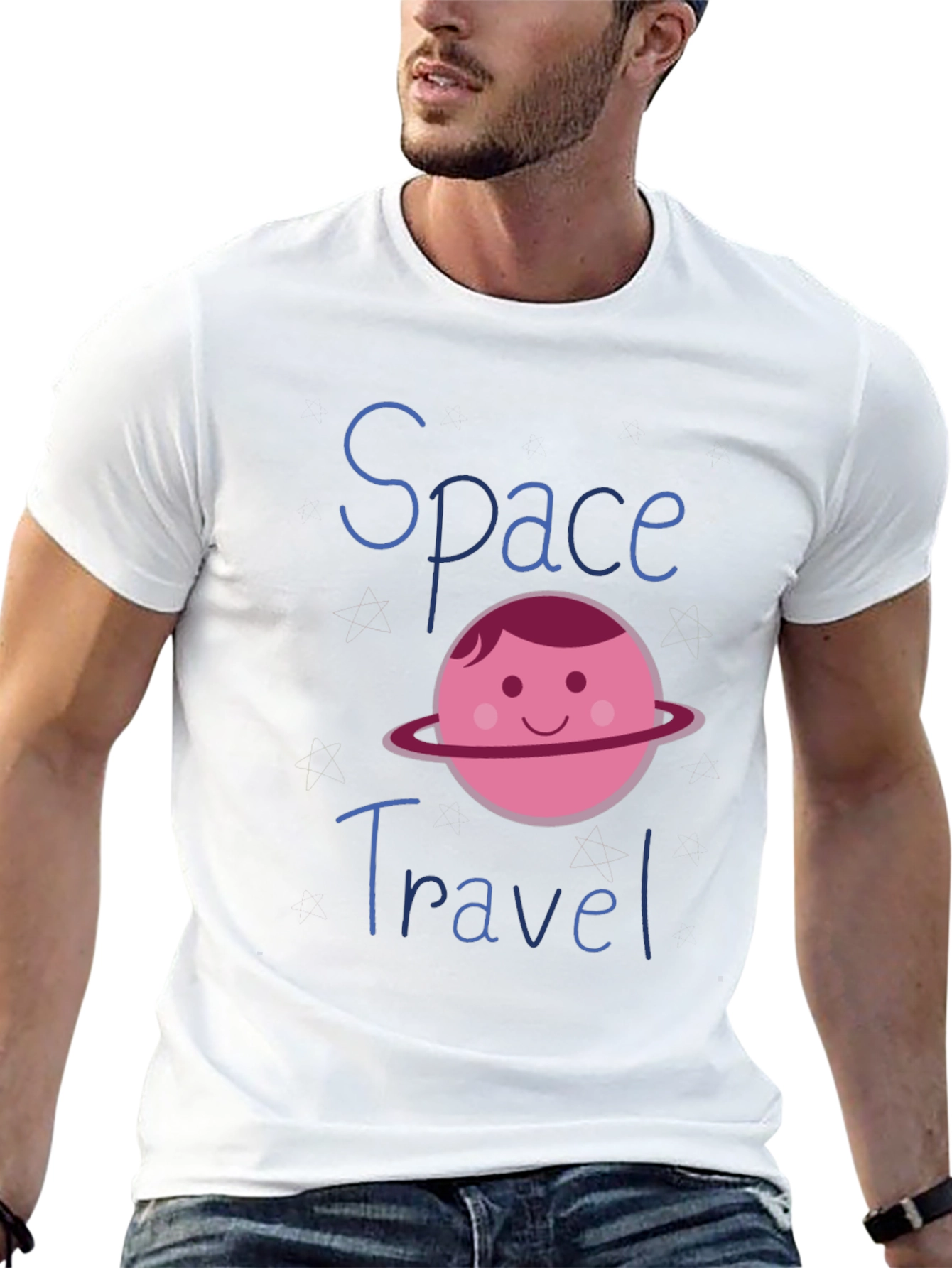 Space Travel Graphic T-Shirt