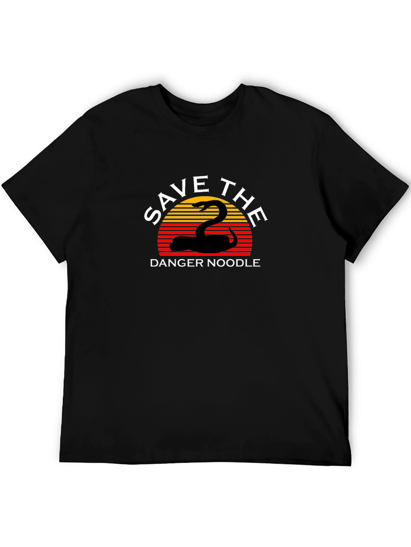 Save the Danger Noodle Black T-Shirt