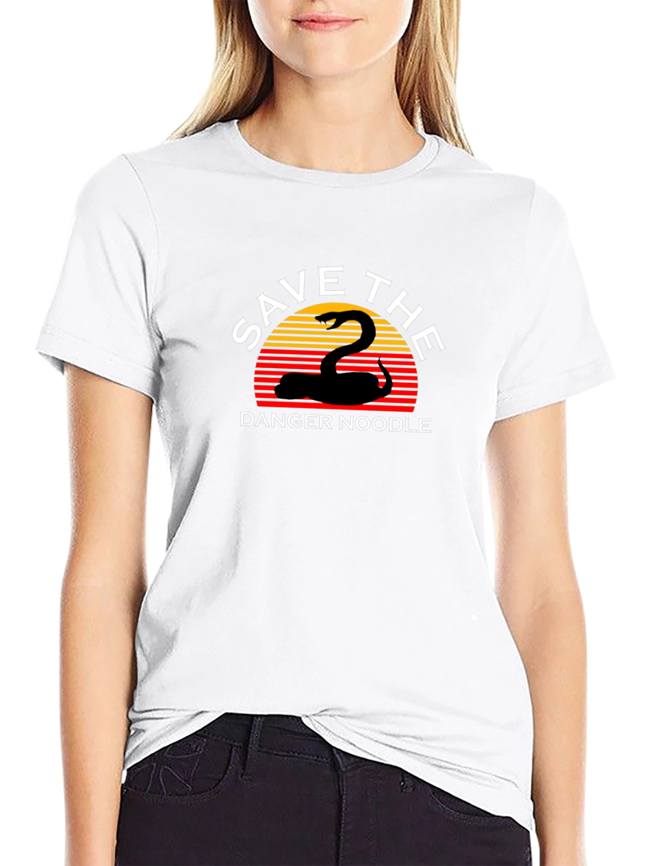 Save the Danger Noodle Black T-Shirt
