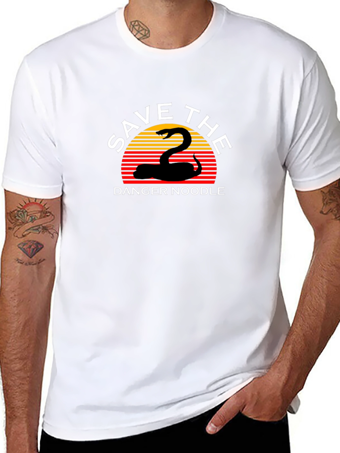Save the Danger Noodle Black T-Shirt