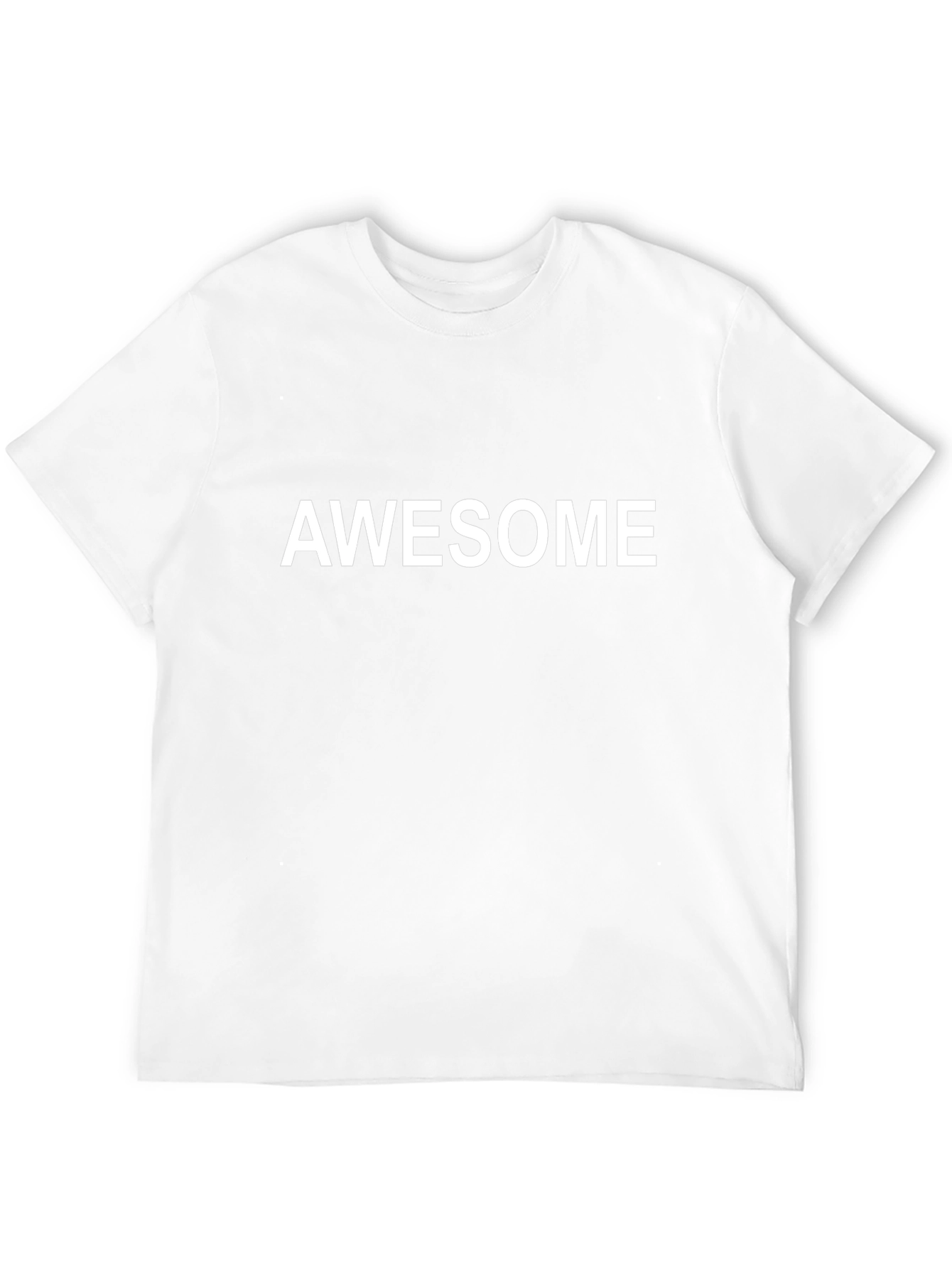 Awesome Graphic Tee - Black Cotton Casual T-Shirt
