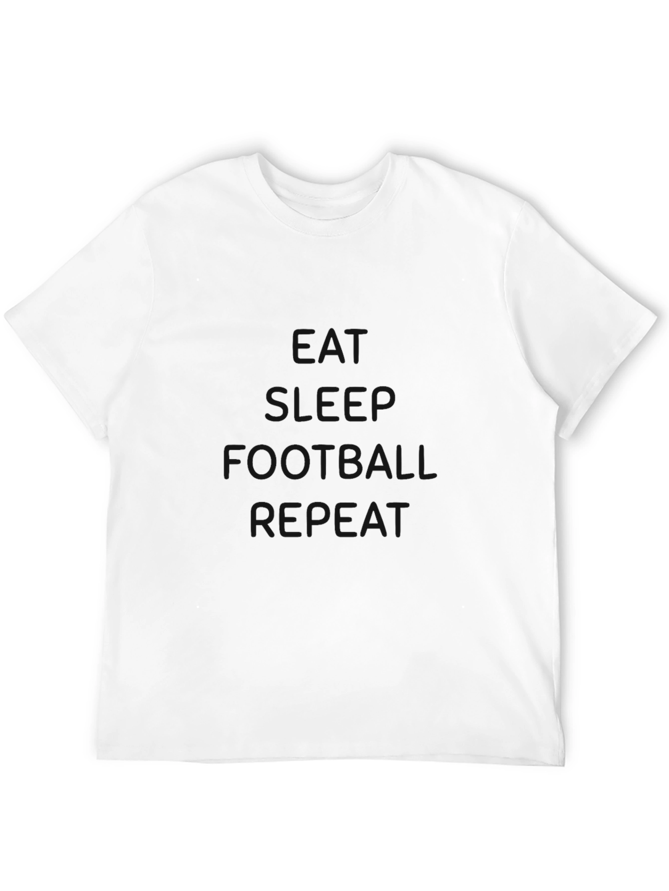 Black Football T-Shirt
