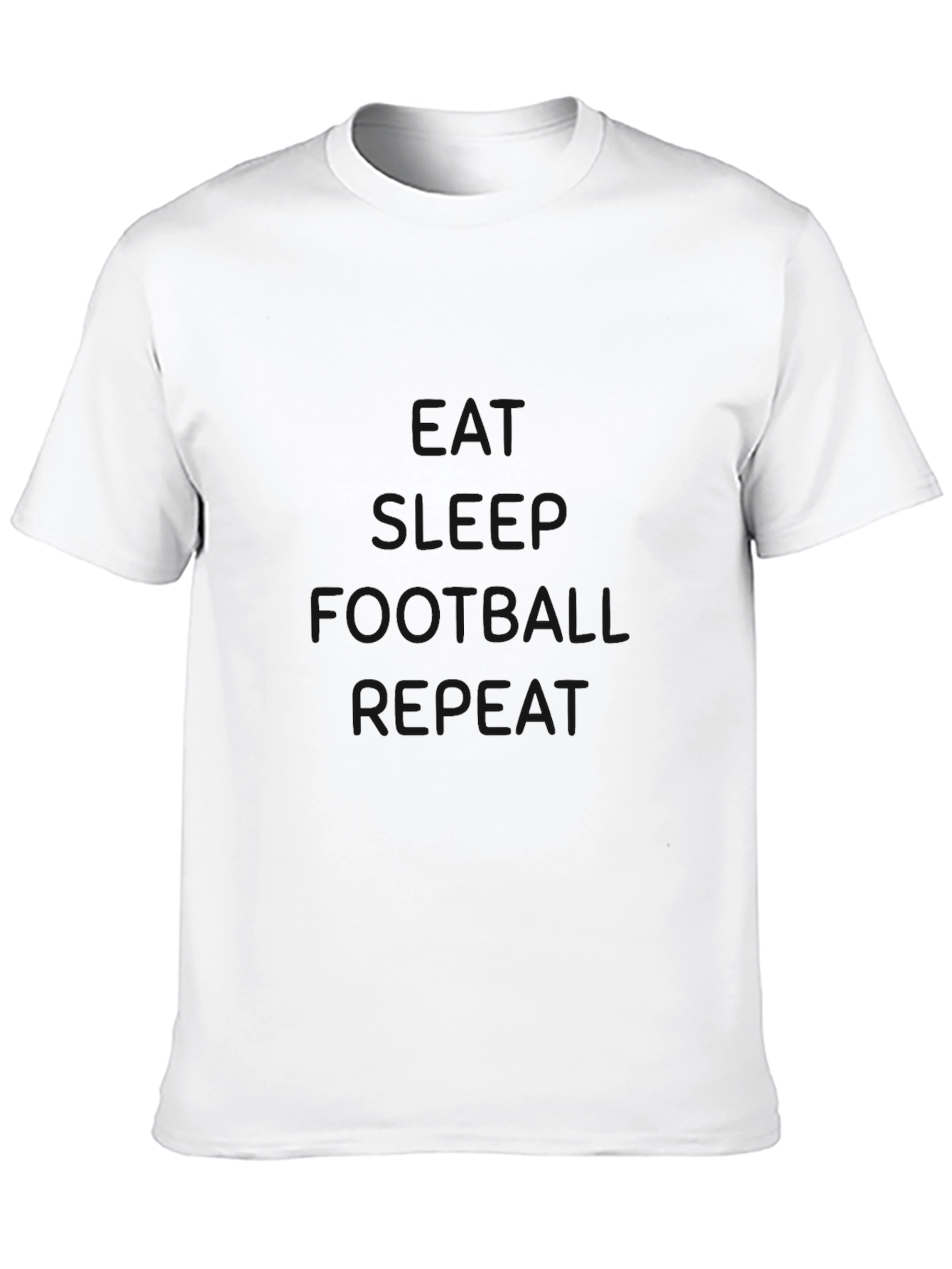 Black Football T-Shirt