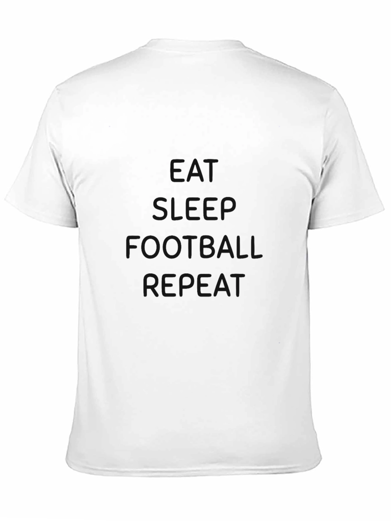 Black Football T-Shirt