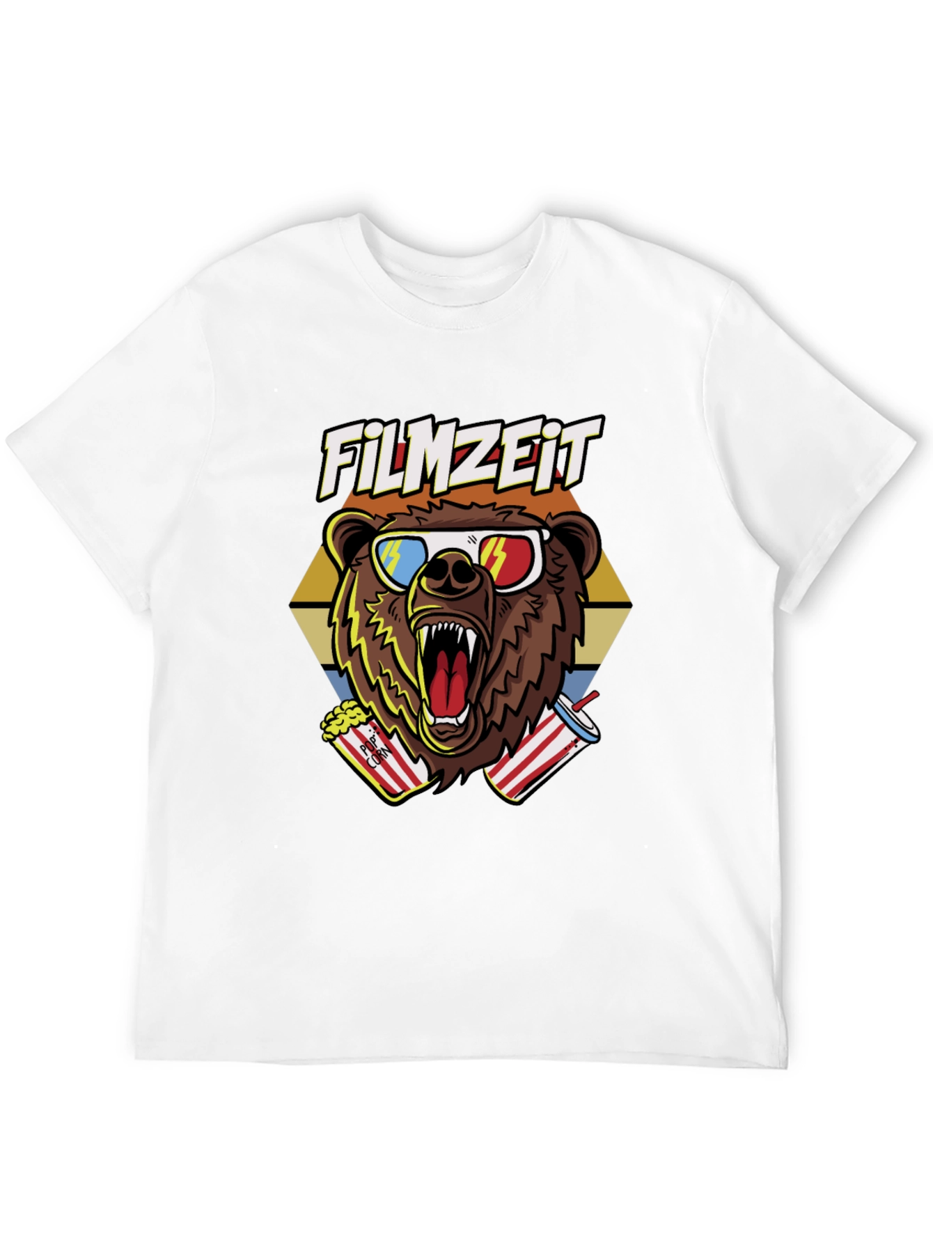 Filmzeit Bear T-Shirt - Movie Time Tee