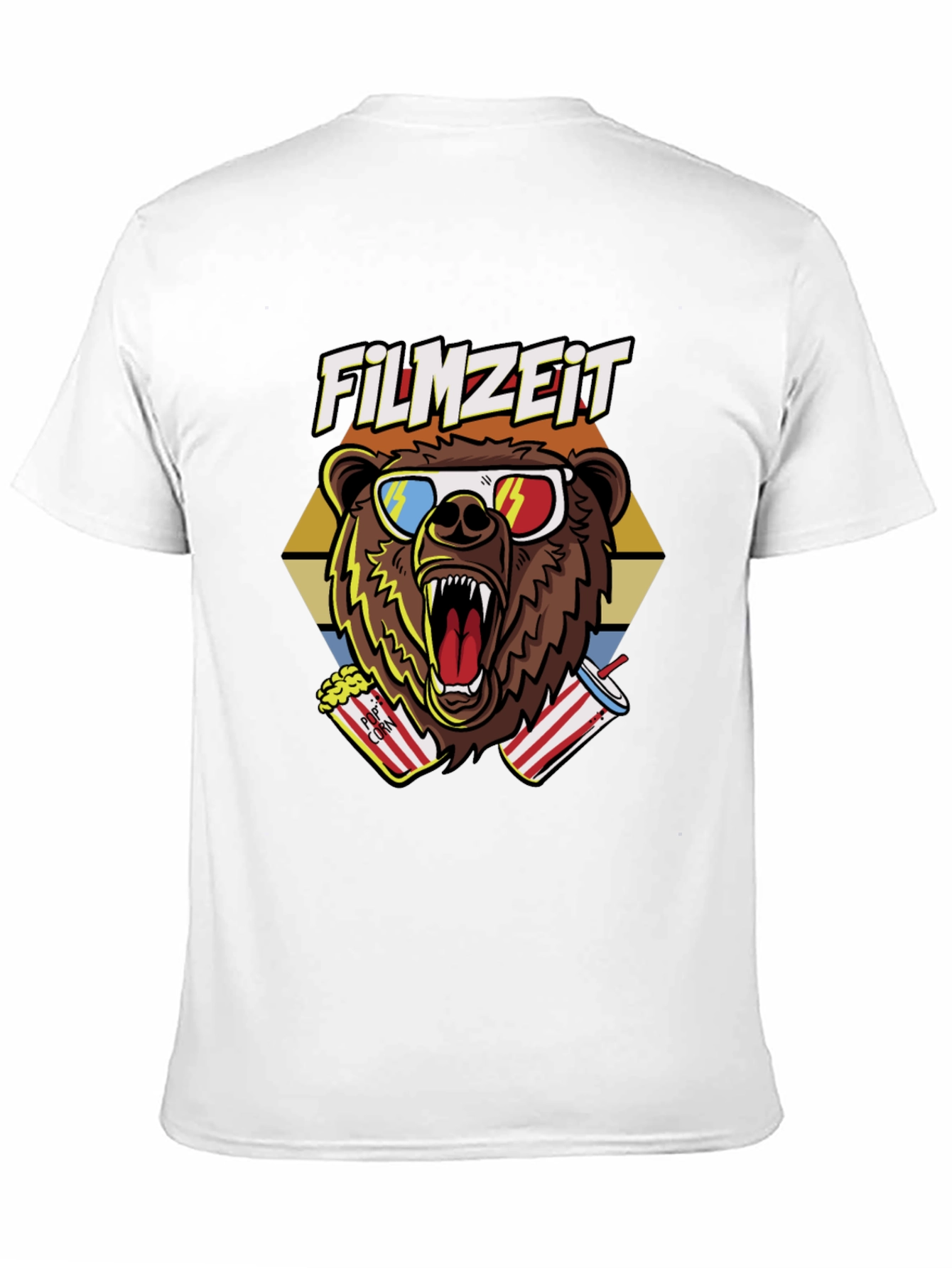 Filmzeit Bear T-Shirt - Movie Time Tee