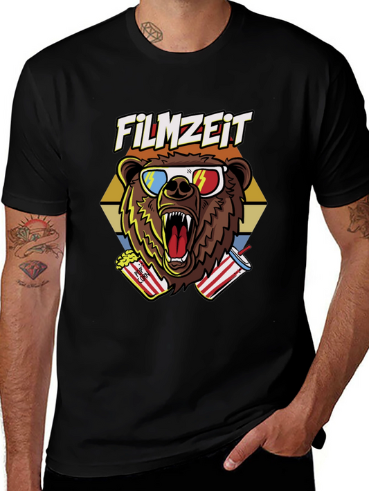 Filmzeit Bear T-Shirt - Movie Time Tee