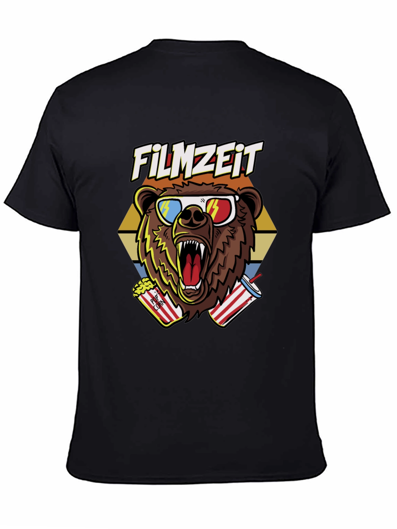 Filmzeit Bear T-Shirt - Movie Time Tee