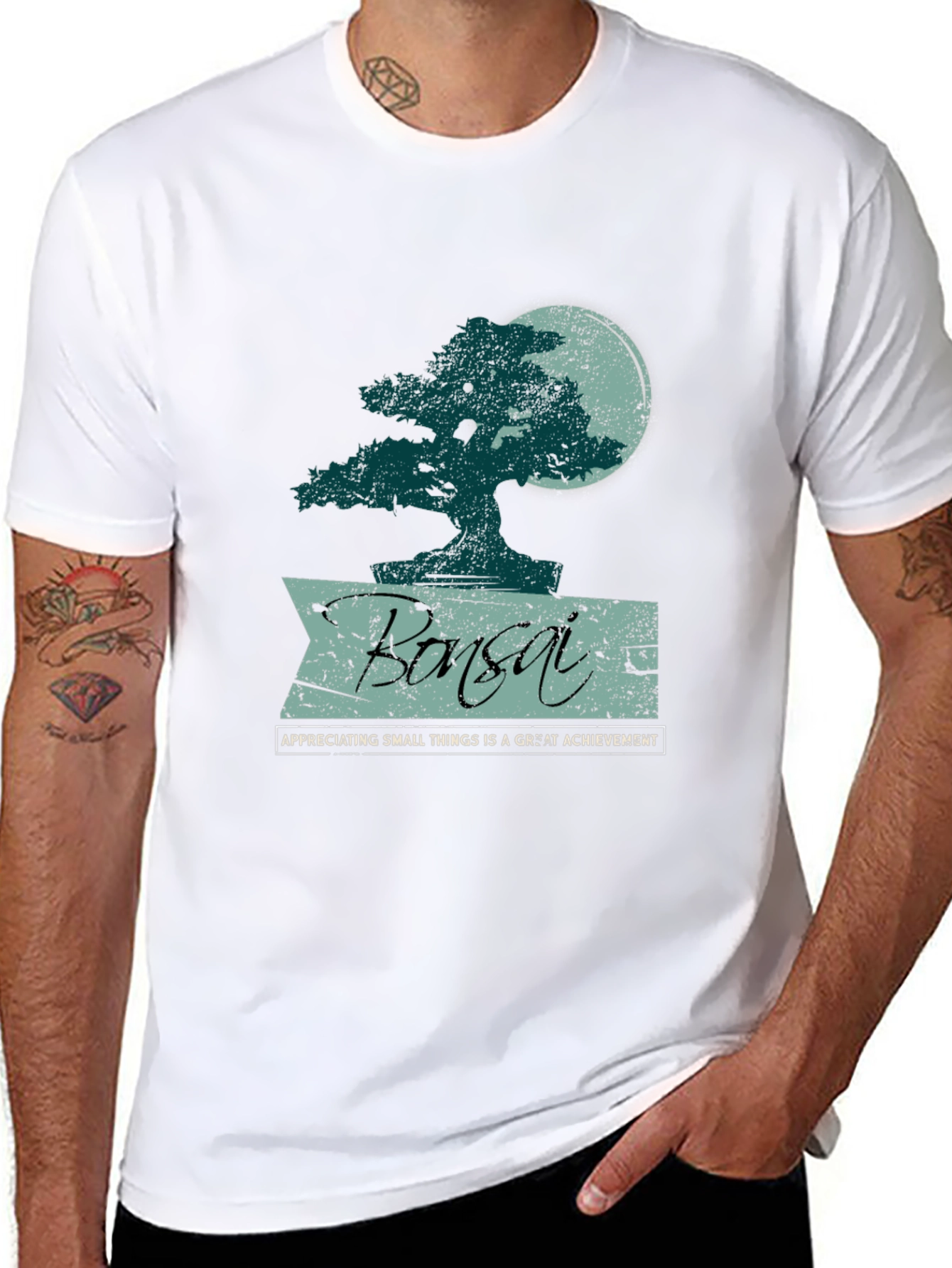 Bonsai Tree Graphic Tee - Appreciating Small Things