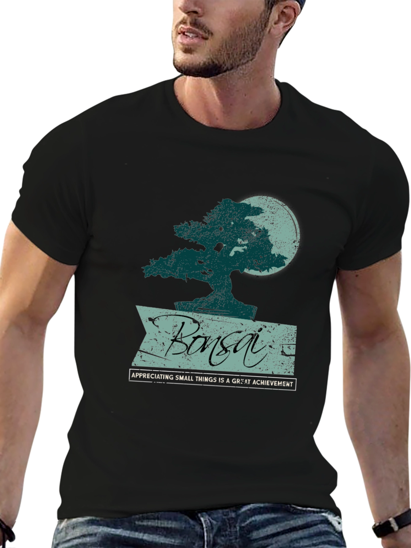 Bonsai Tree Graphic Tee - Appreciating Small Things