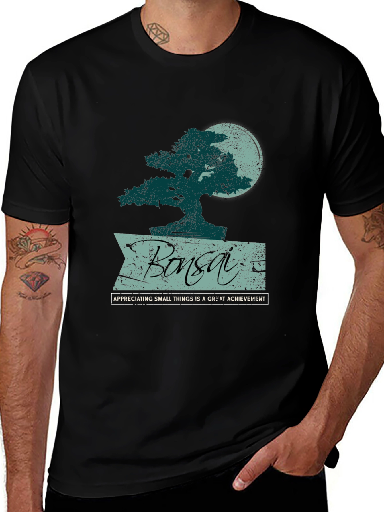 Bonsai Tree Graphic Tee - Appreciating Small Things
