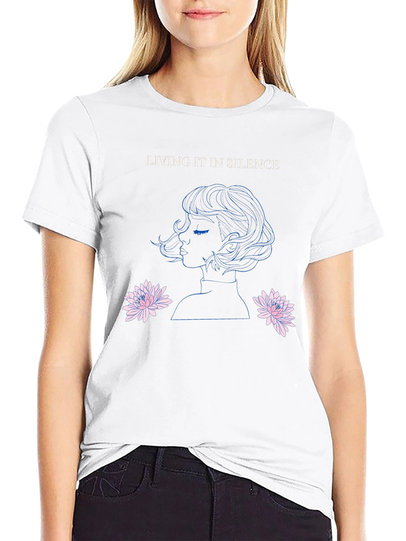Silent Woman Graphic Tee - Stylish Comfort