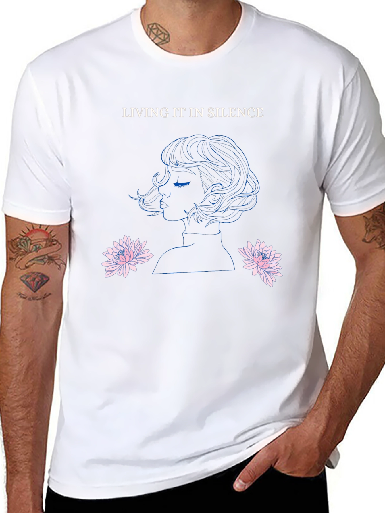 Silent Woman Graphic Tee - Stylish Comfort