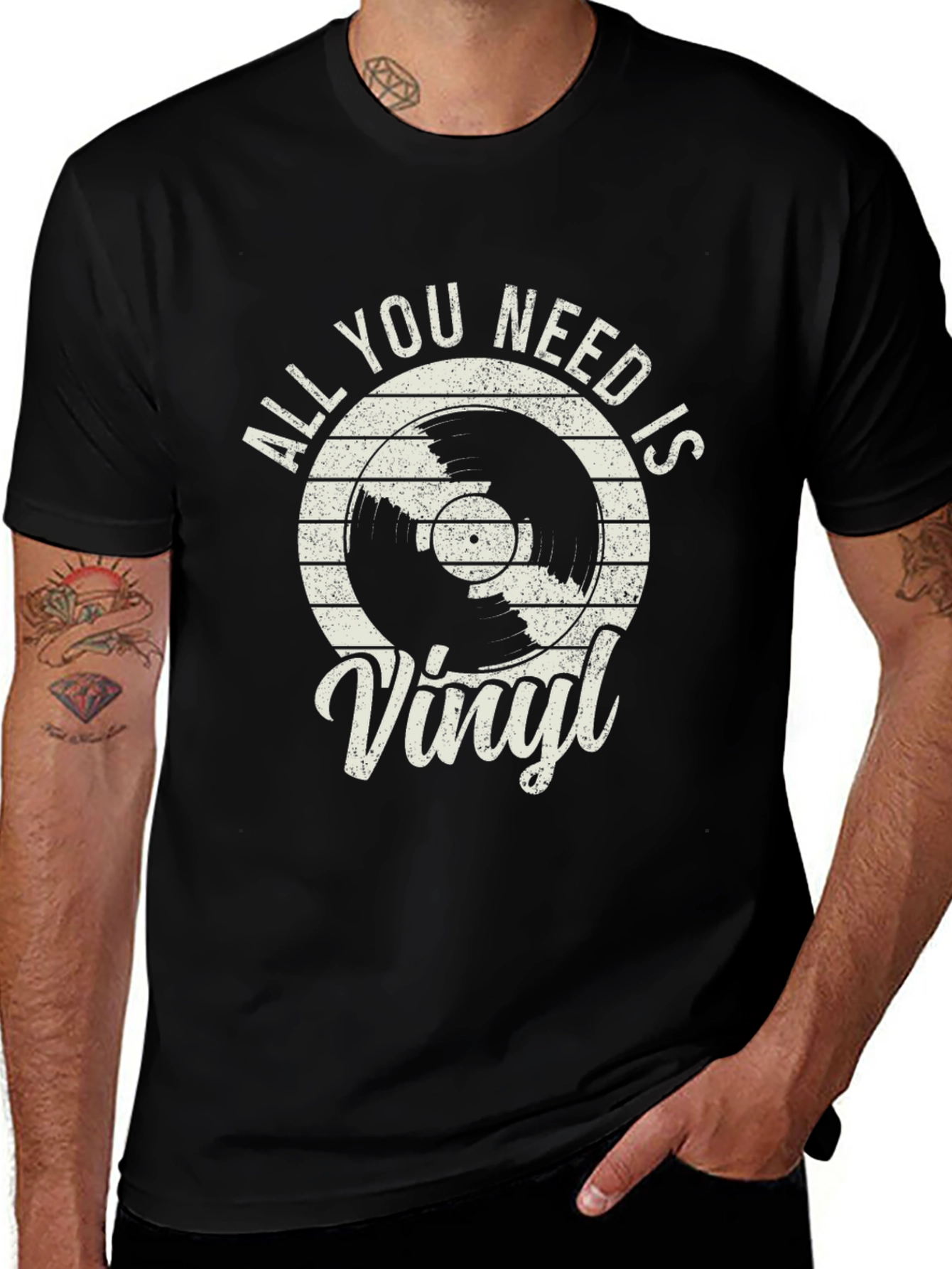 All You Need Is Vinyl Graphic Tee