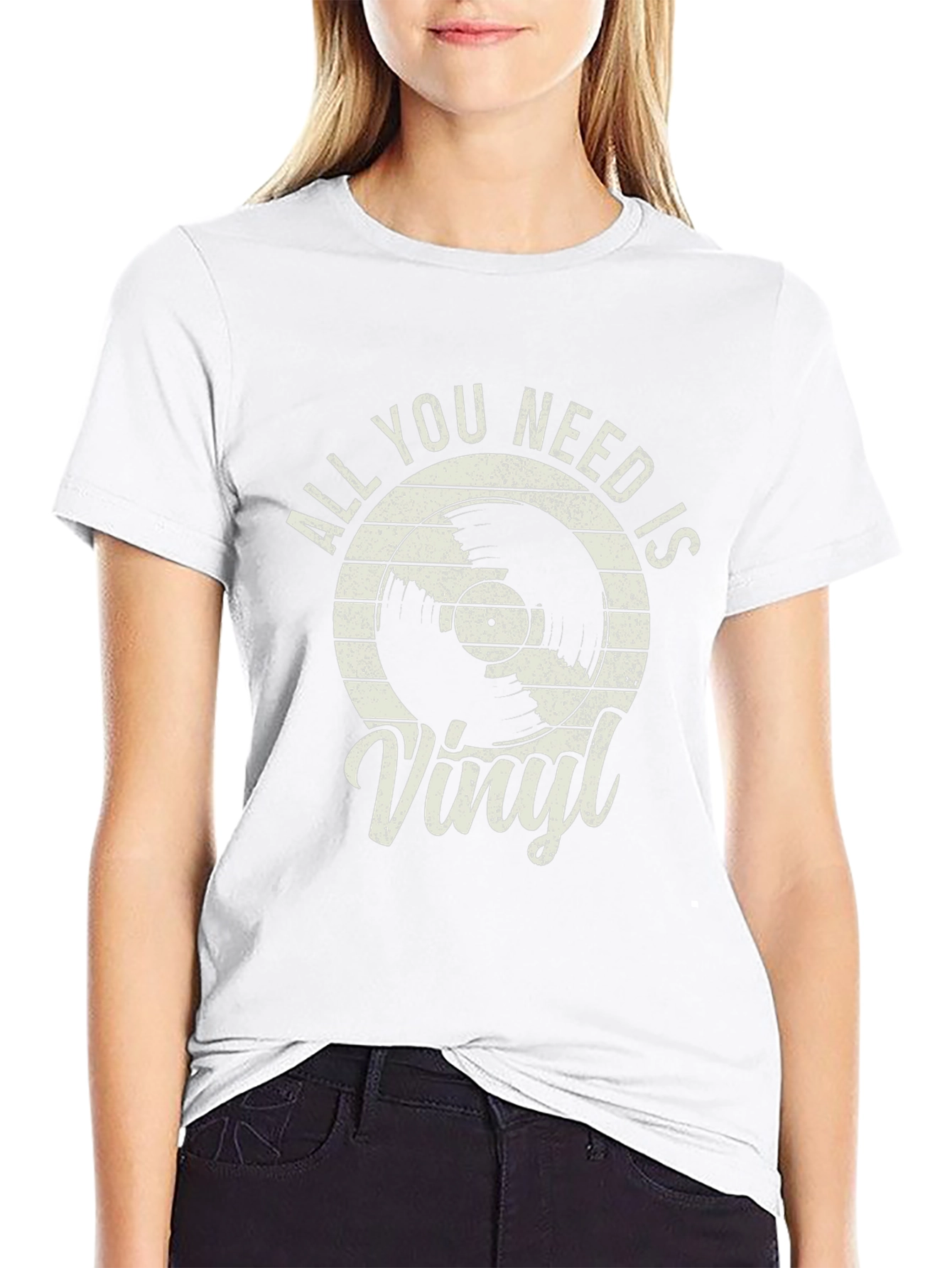 All You Need Is Vinyl Graphic Tee