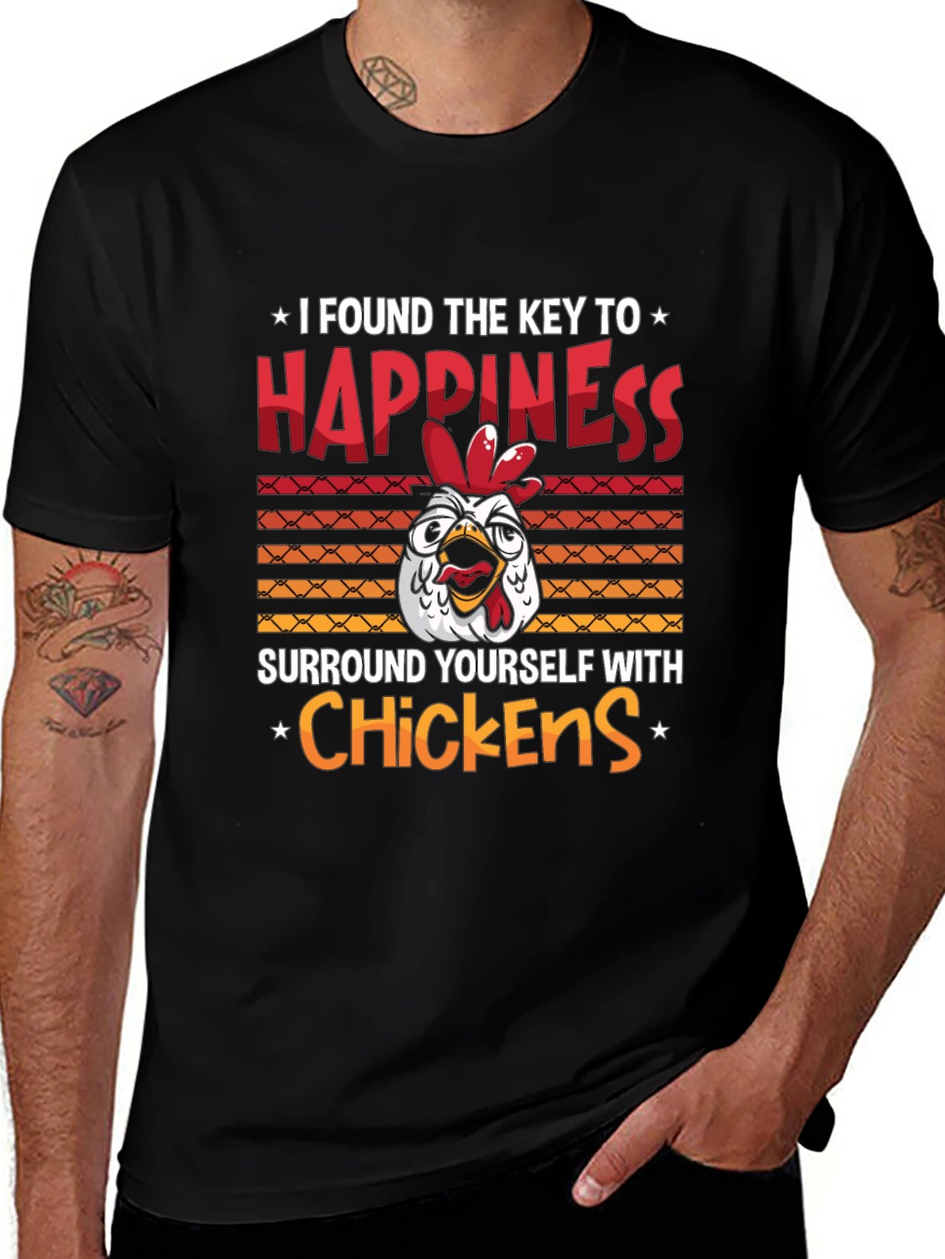 Funny Chicken Happiness T-Shirt