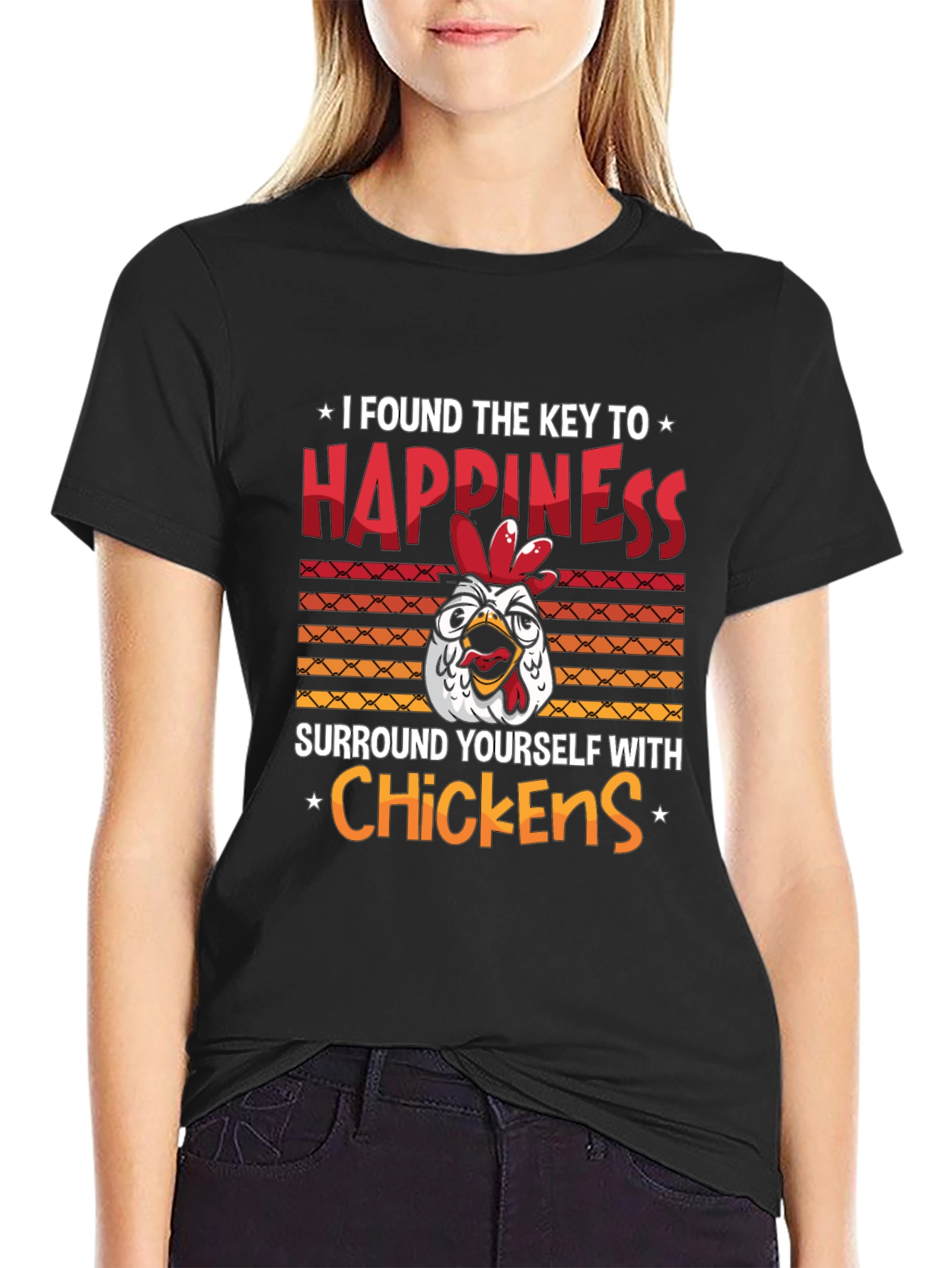 Funny Chicken Happiness T-Shirt