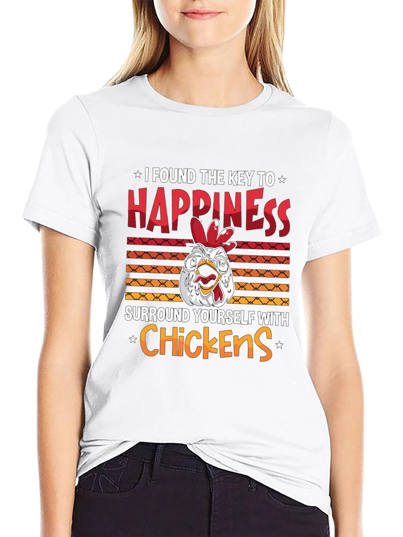 Funny Chicken Happiness T-Shirt